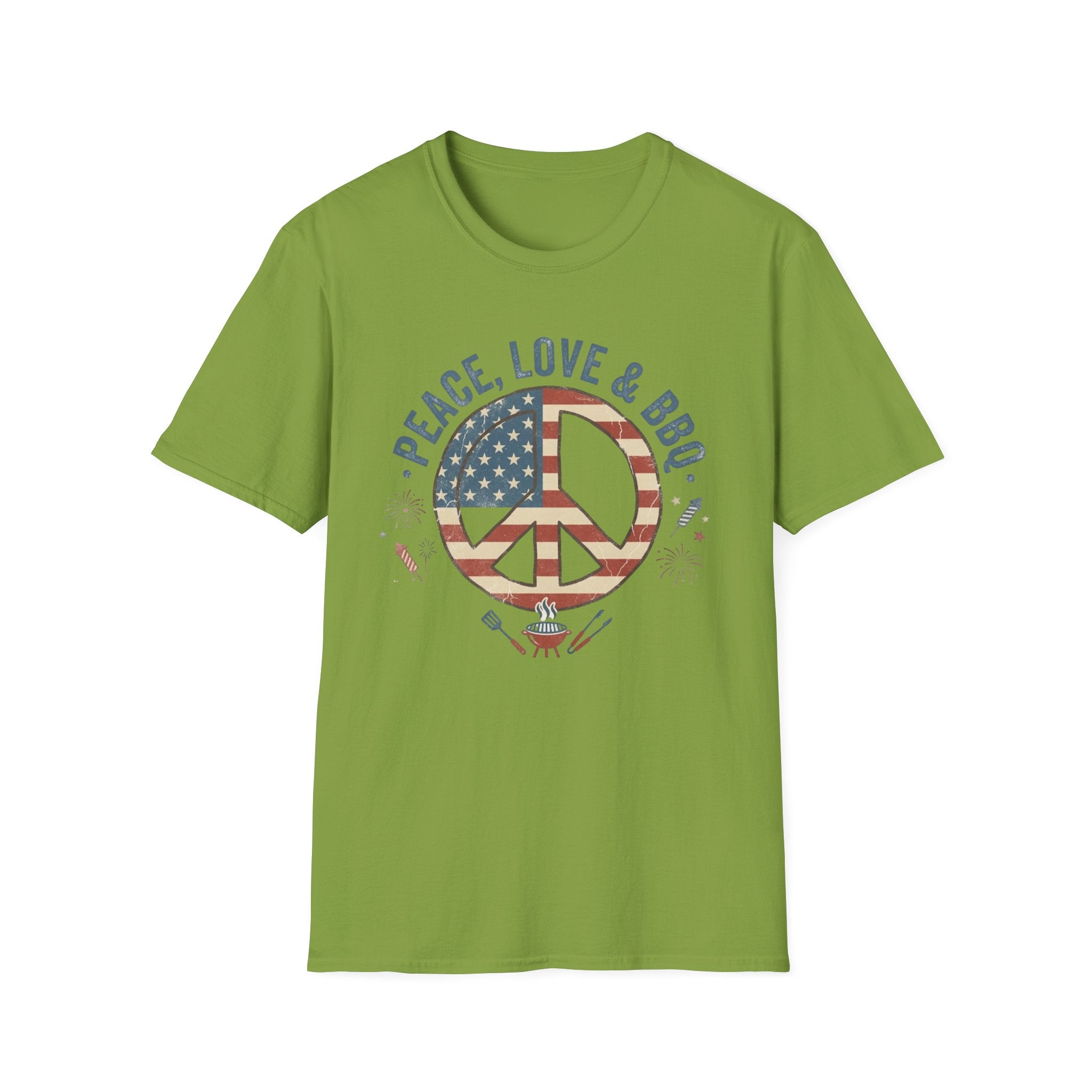 Stars & Stripes Unisex Softstyle Tee – 4th of July