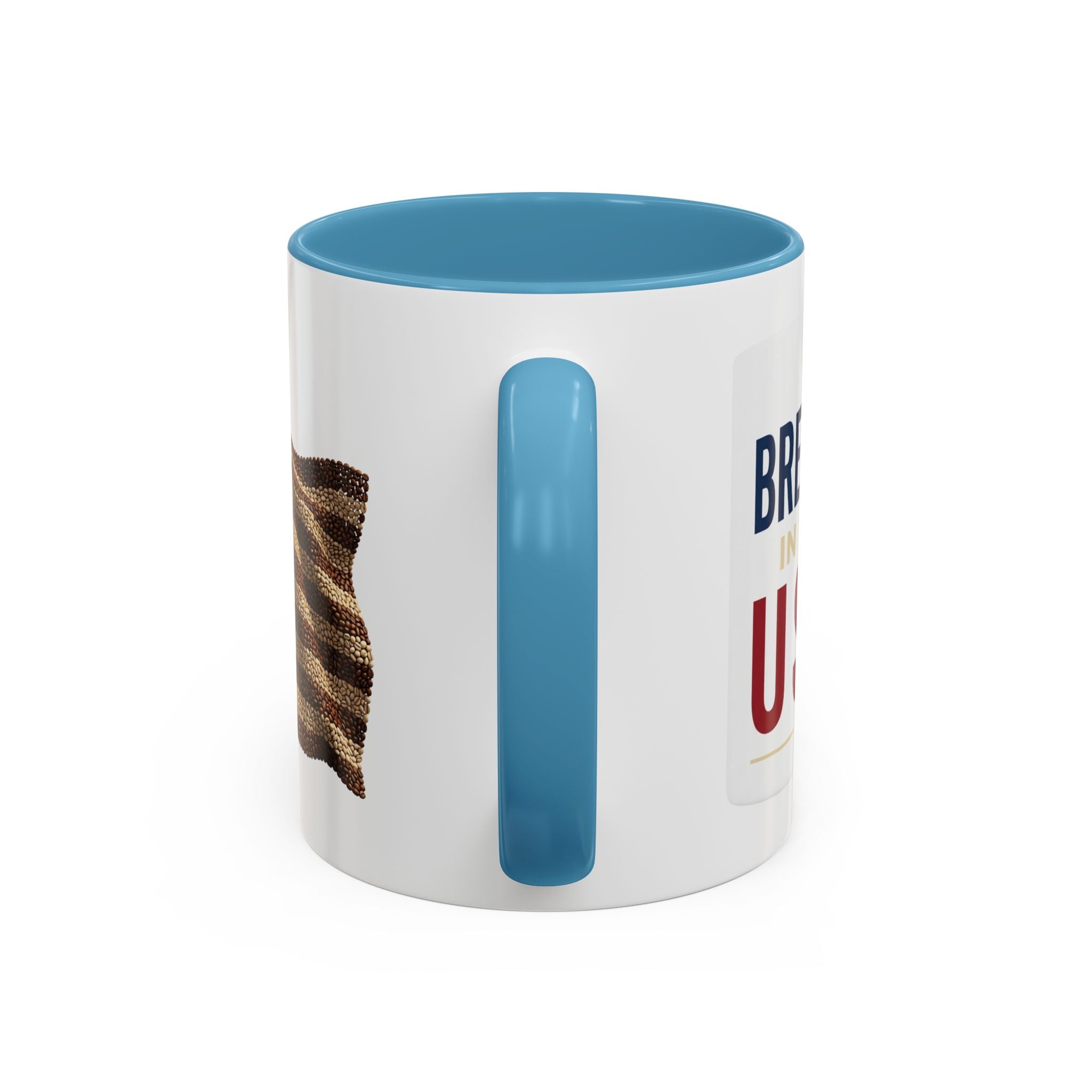 4th of July Accent Mug — Two‑Tone Ceramic (11oz & 15oz)