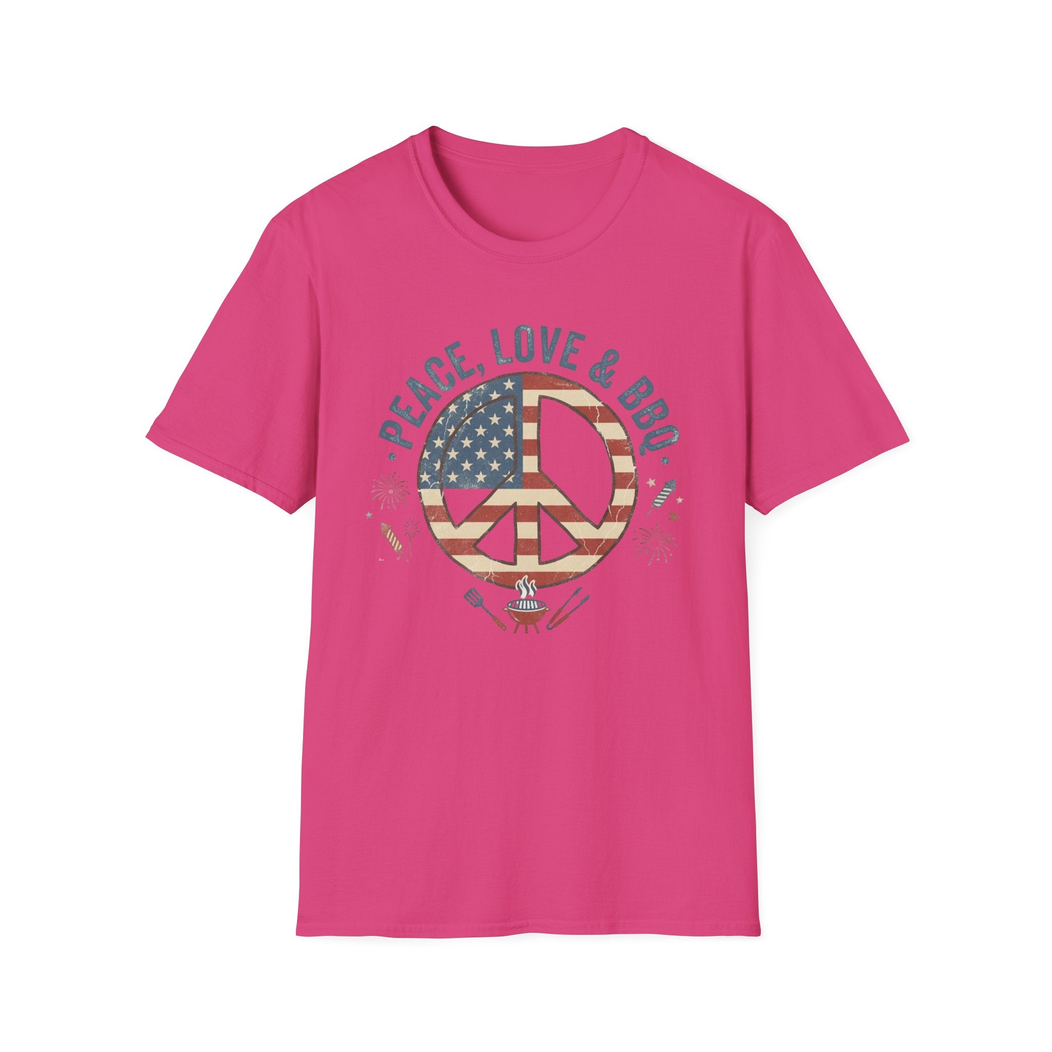 Stars & Stripes Unisex Softstyle Tee – 4th of July