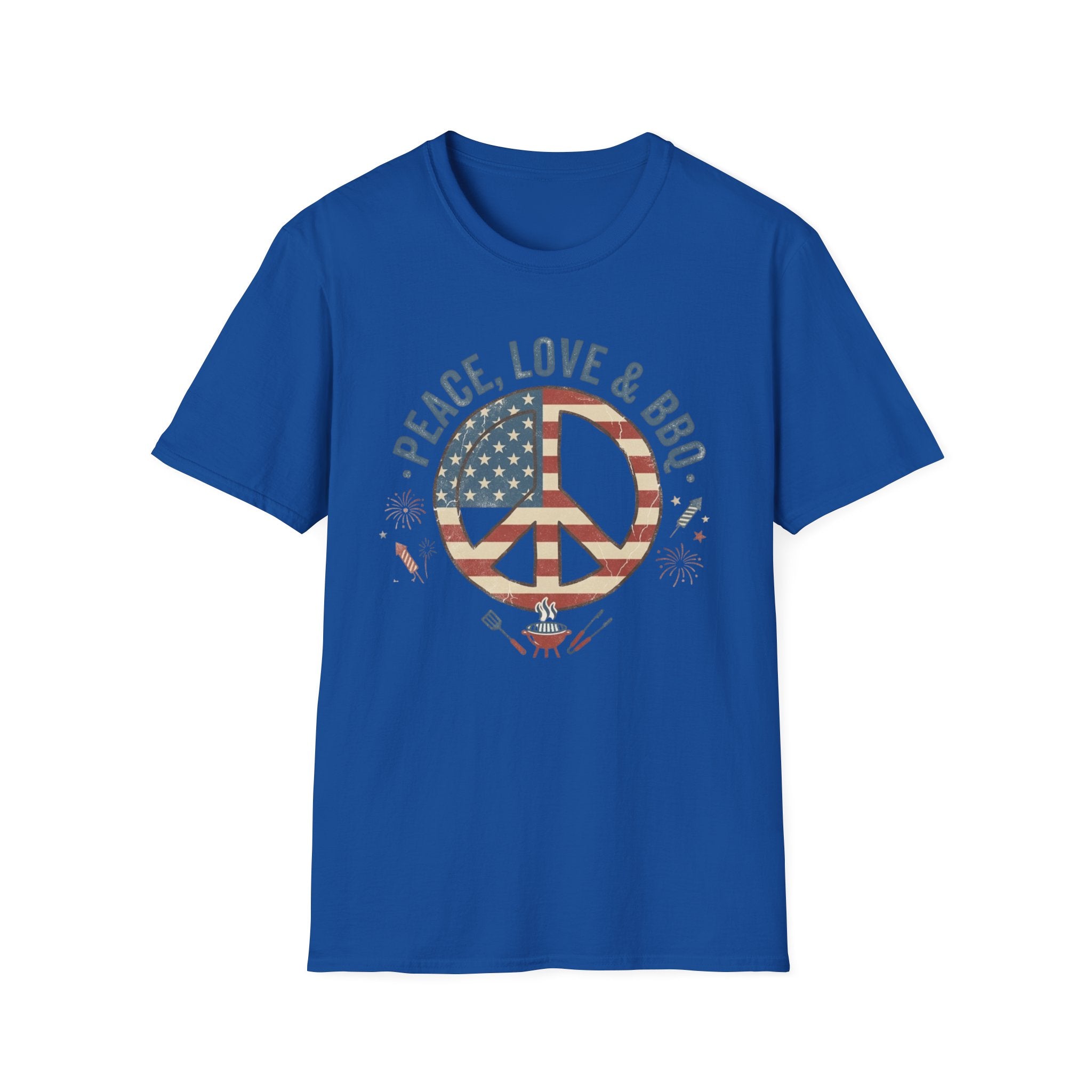 Stars & Stripes Unisex Softstyle Tee – 4th of July