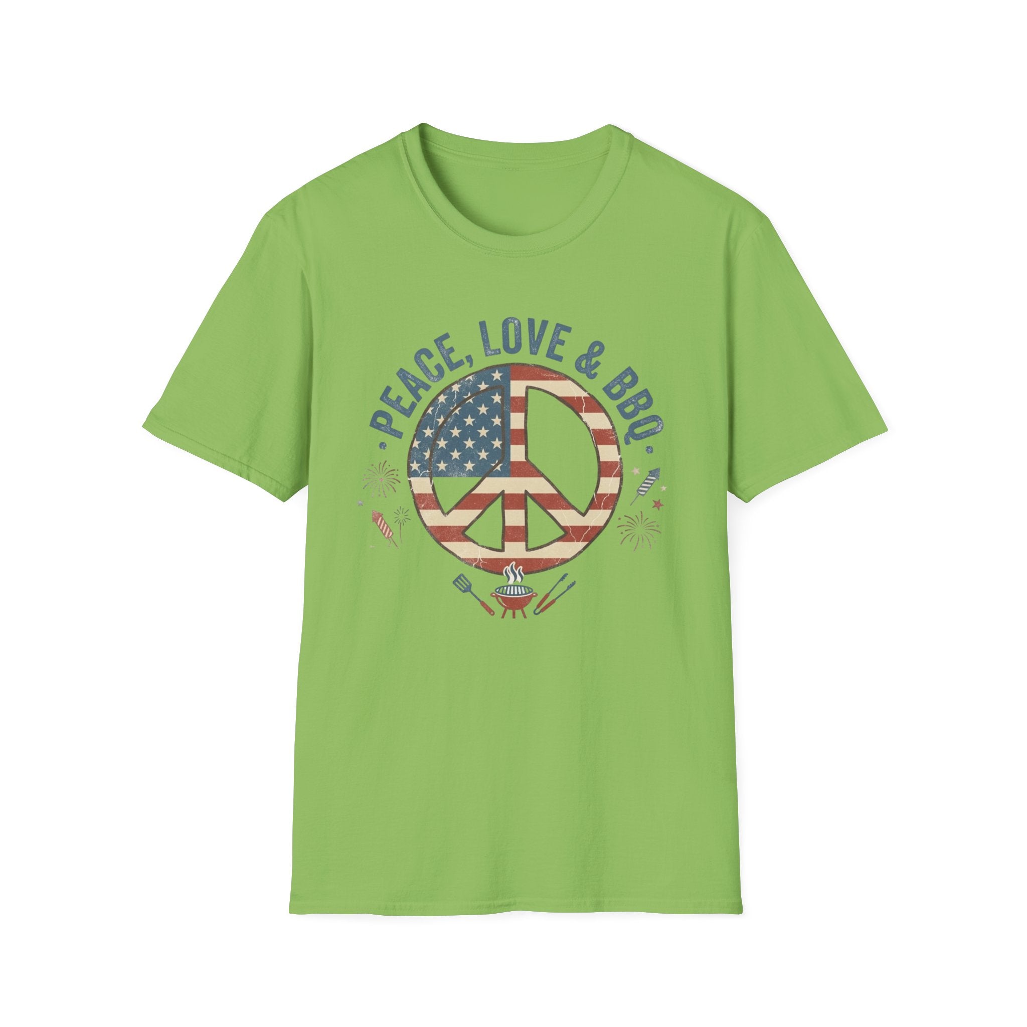 Stars & Stripes Unisex Softstyle Tee – 4th of July