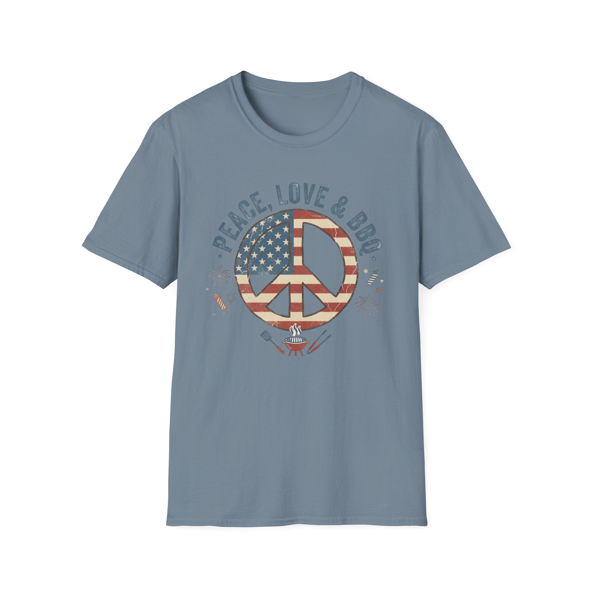 Stars & Stripes Unisex Softstyle Tee – 4th of July