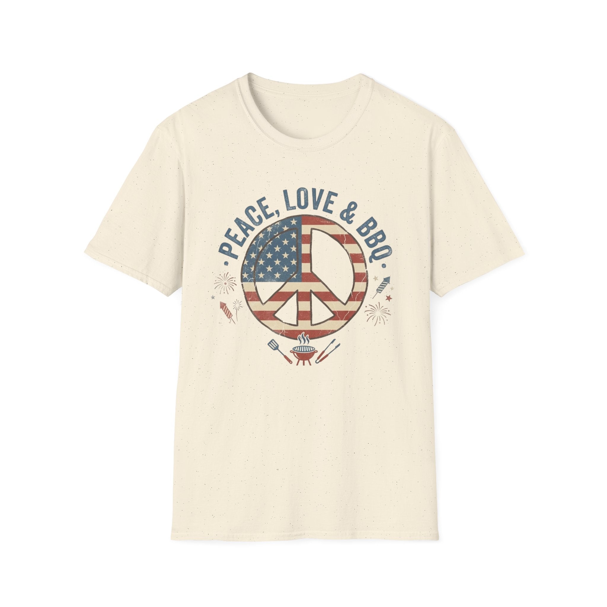 Stars & Stripes Unisex Softstyle Tee – 4th of July