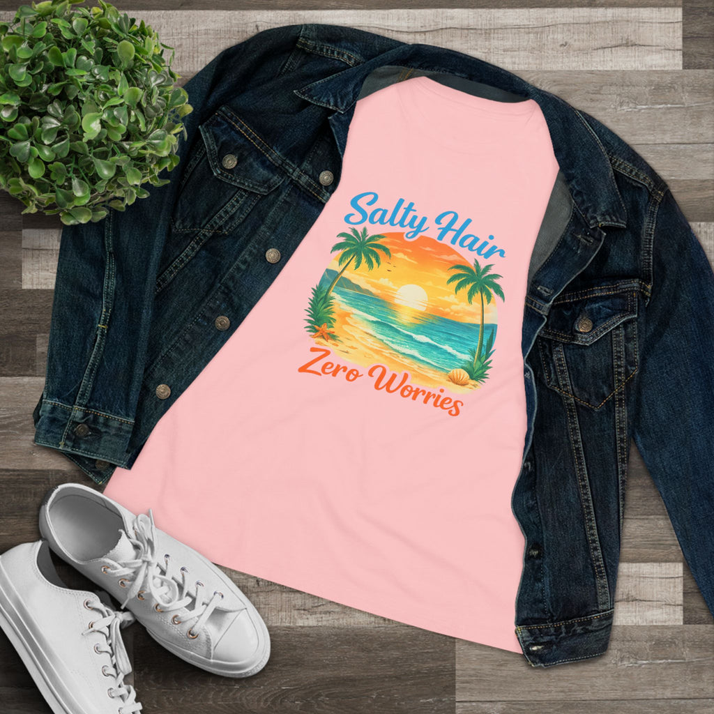 Salty Hair Zero Worries Women's Cotton Tee