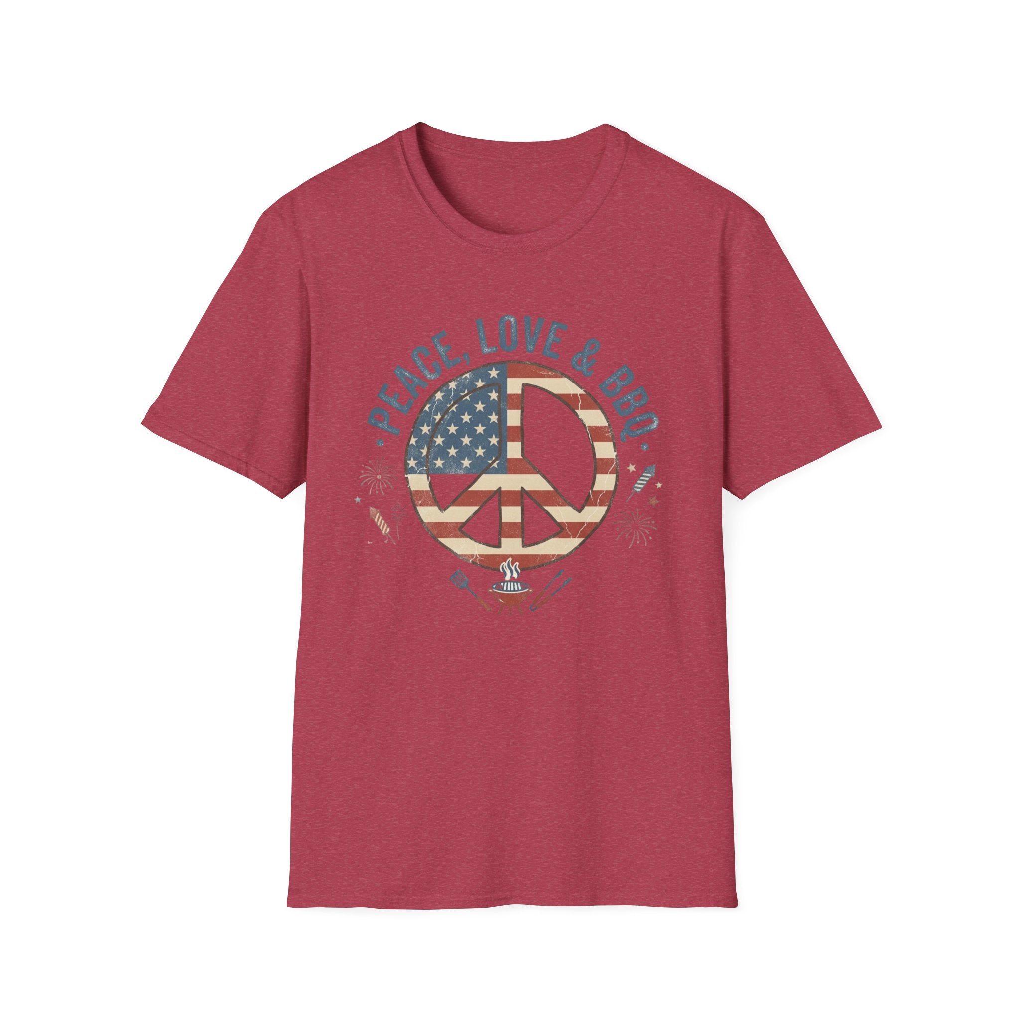 Stars & Stripes Unisex Softstyle Tee – 4th of July