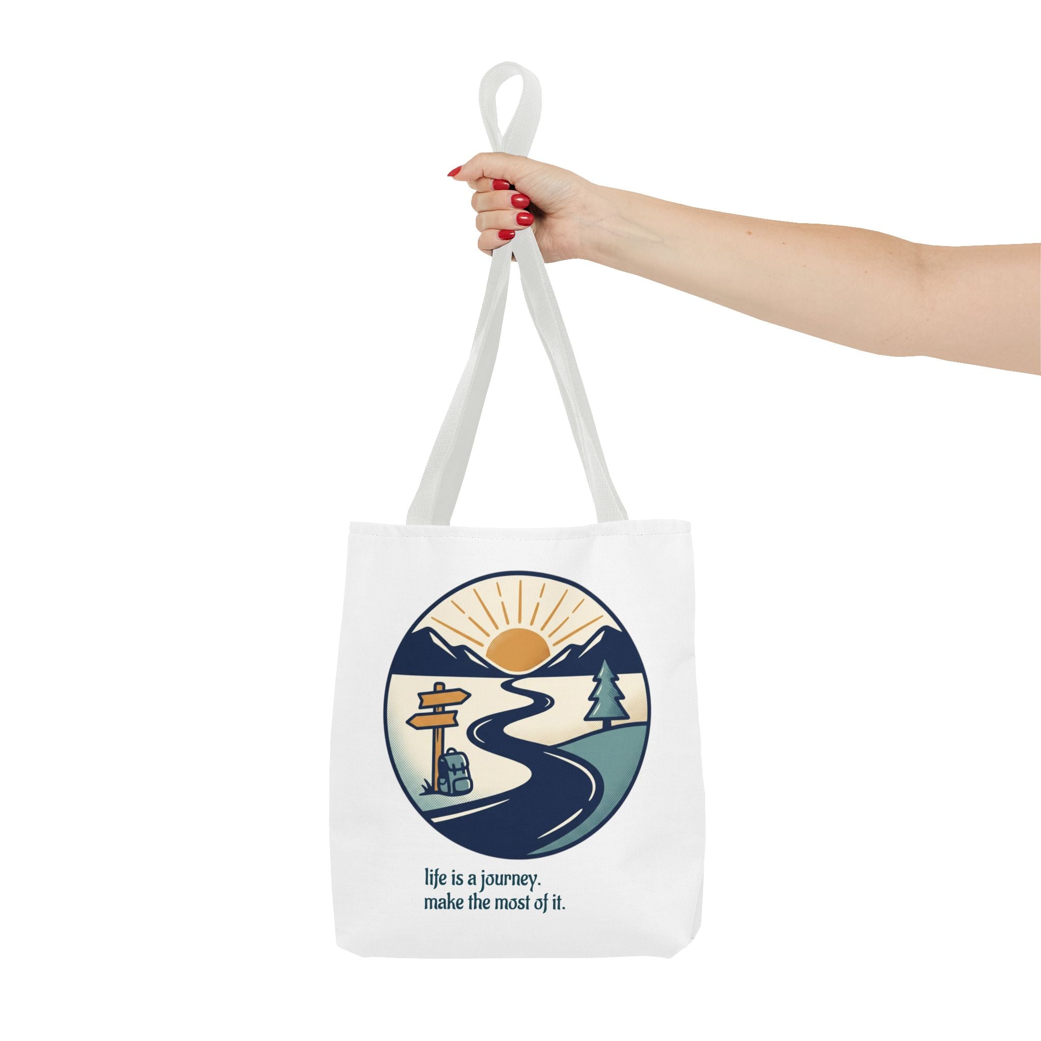 Tote Bag — All‑Over Print, Durable Polyester (3 Sizes)