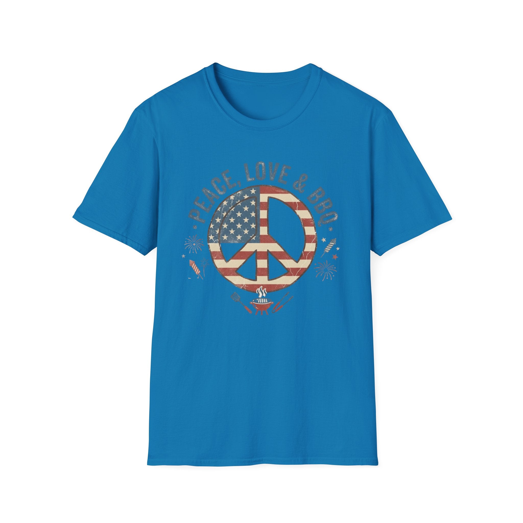 Stars & Stripes Unisex Softstyle Tee – 4th of July