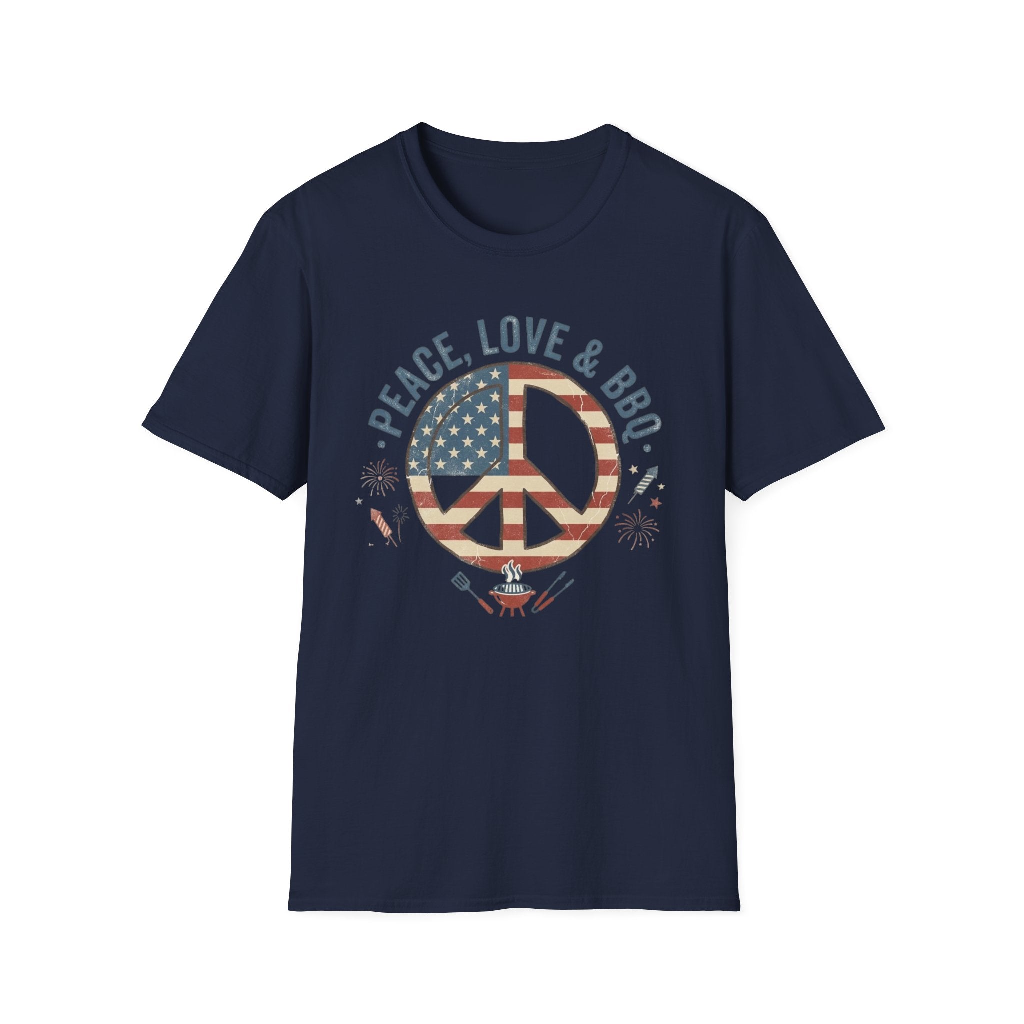 Stars & Stripes Unisex Softstyle Tee – 4th of July