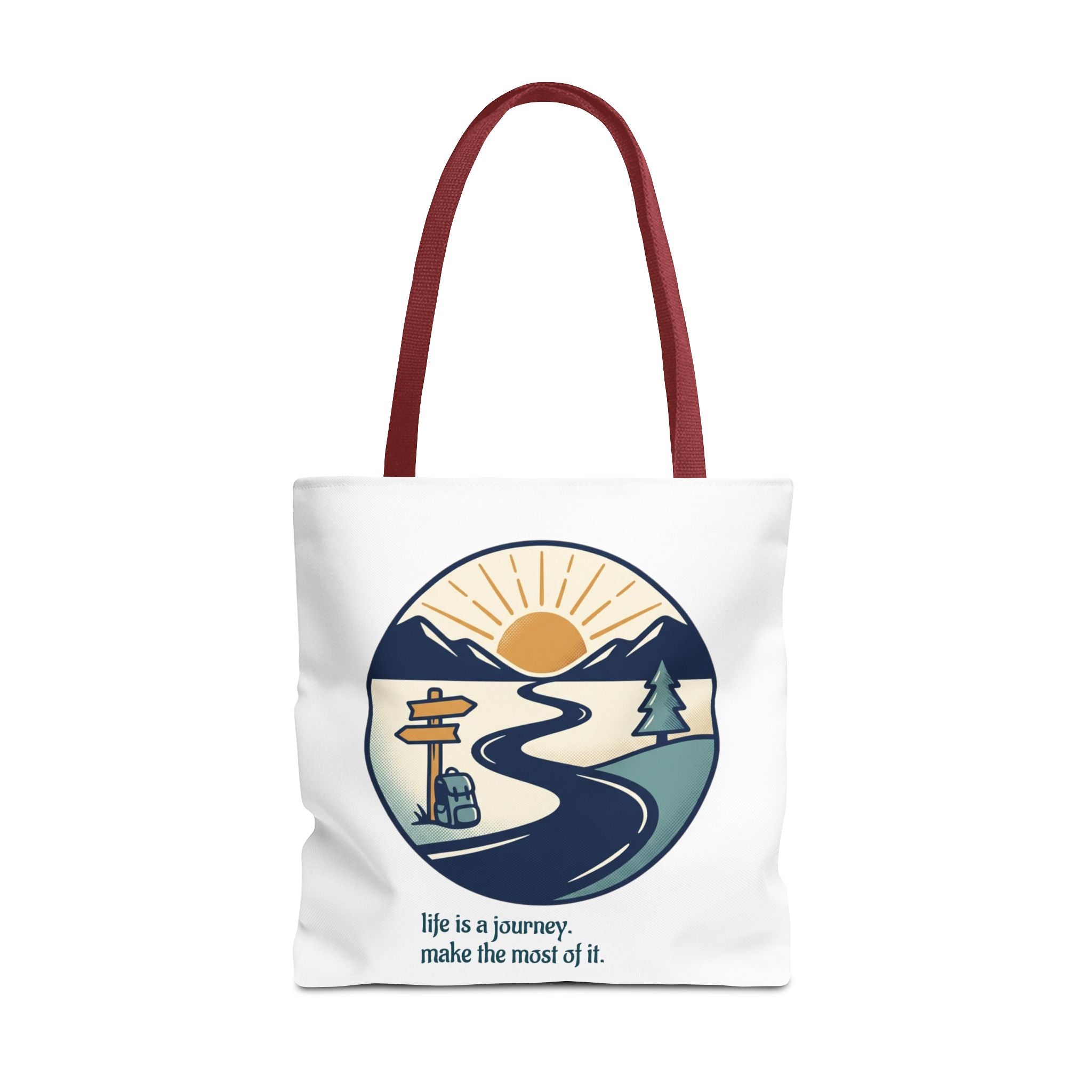 Tote Bag — All‑Over Print, Durable Polyester (3 Sizes)
