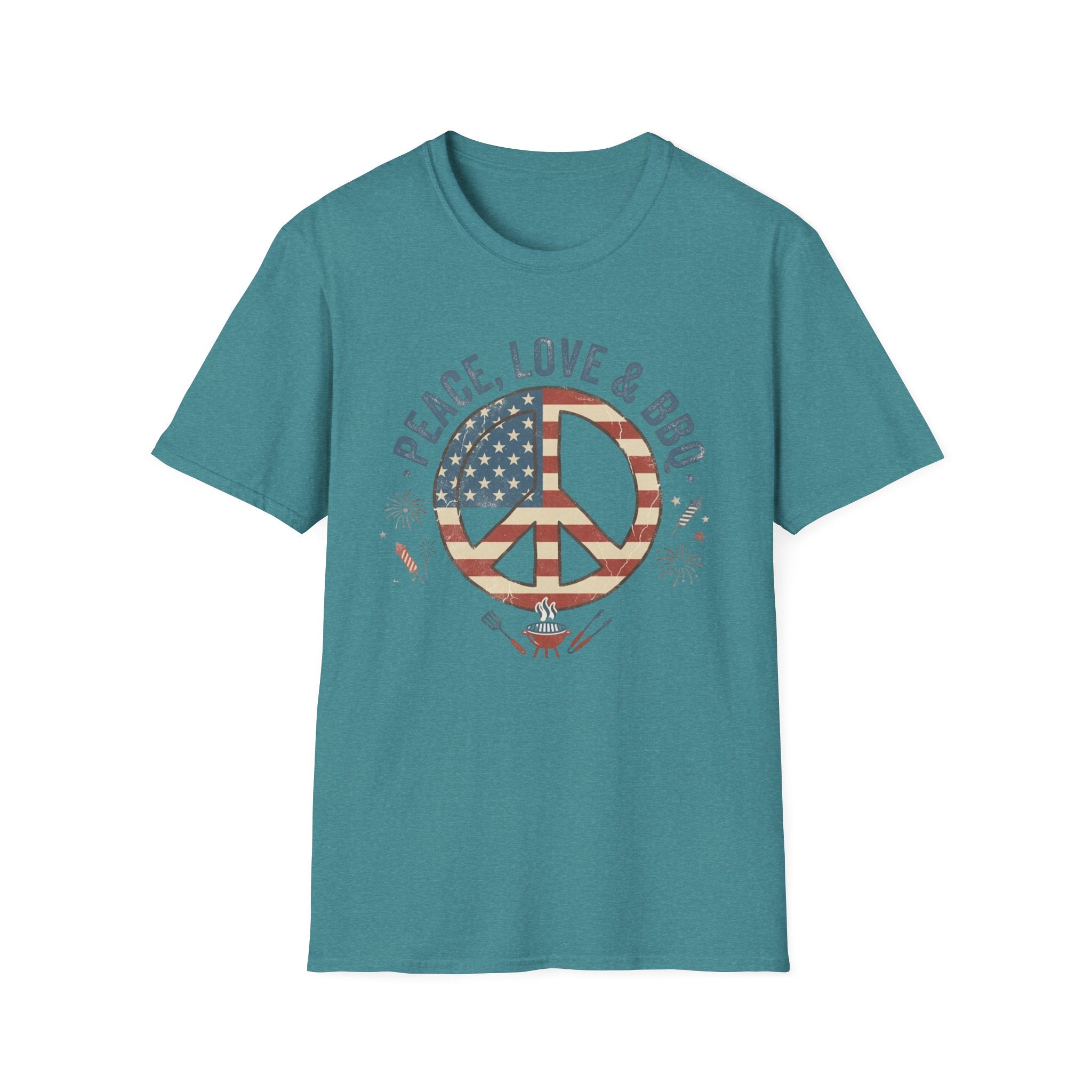 Stars & Stripes Unisex Softstyle Tee – 4th of July