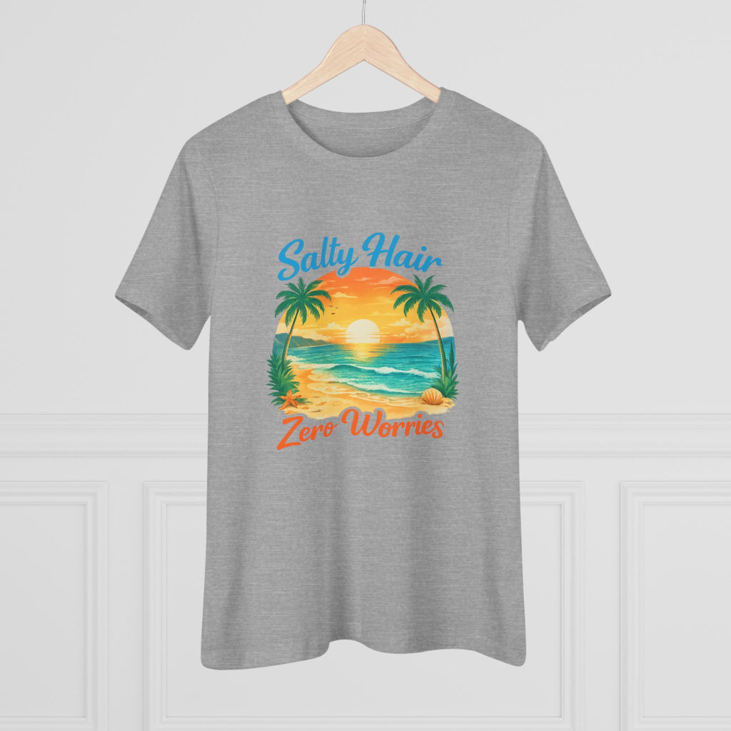 Salty Hair Zero Worries Women's Cotton Tee