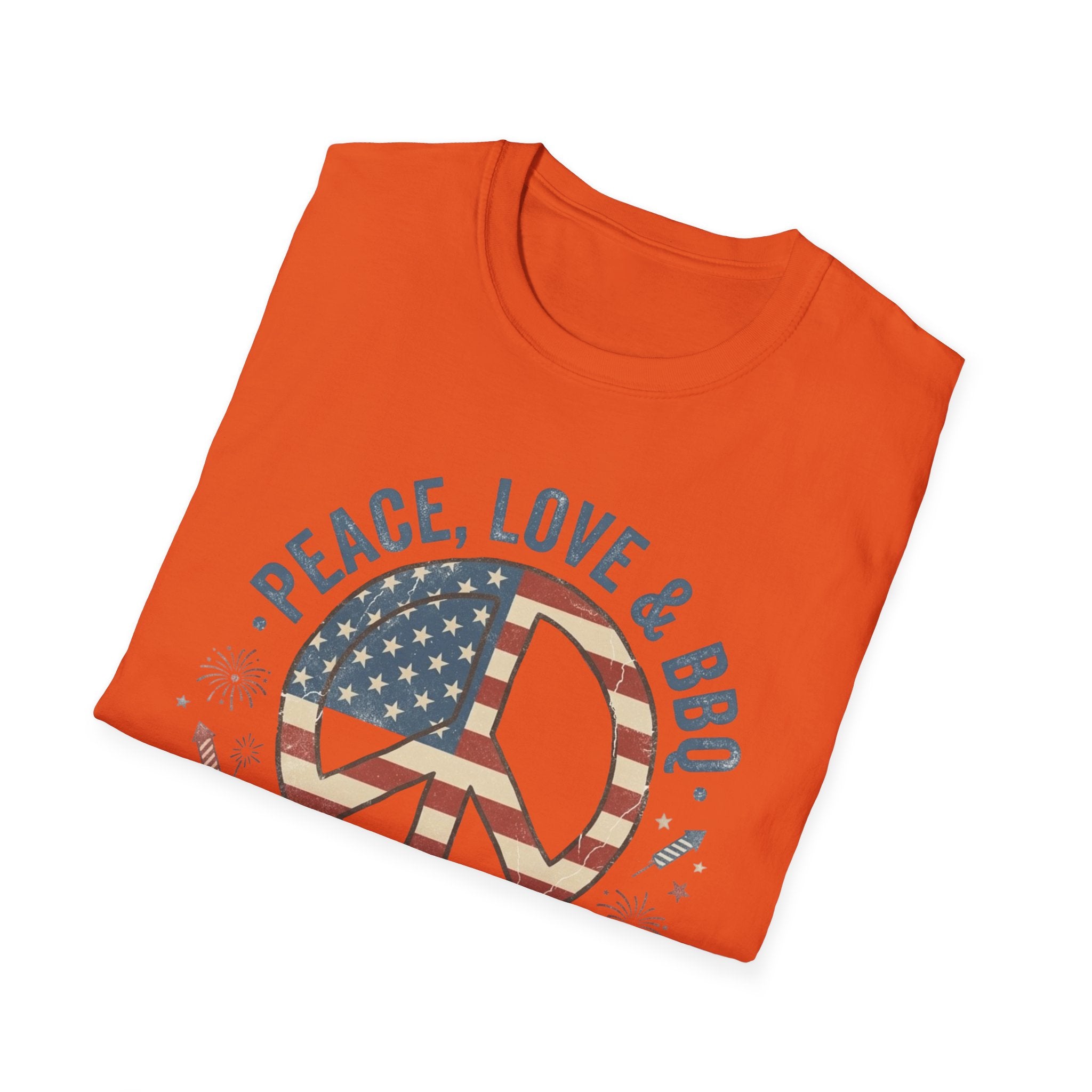 Stars & Stripes Unisex Softstyle Tee – 4th of July