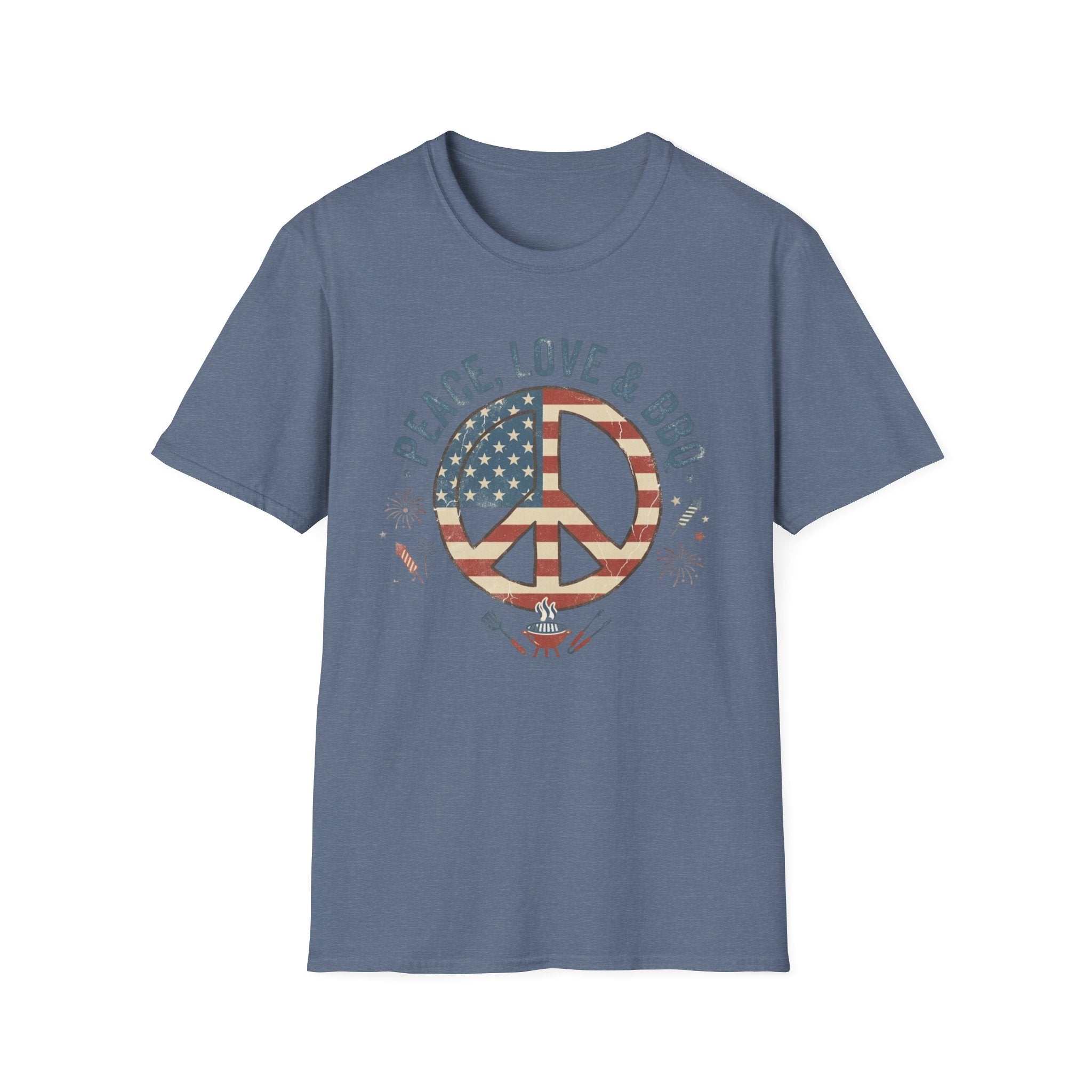 Stars & Stripes Unisex Softstyle Tee – 4th of July