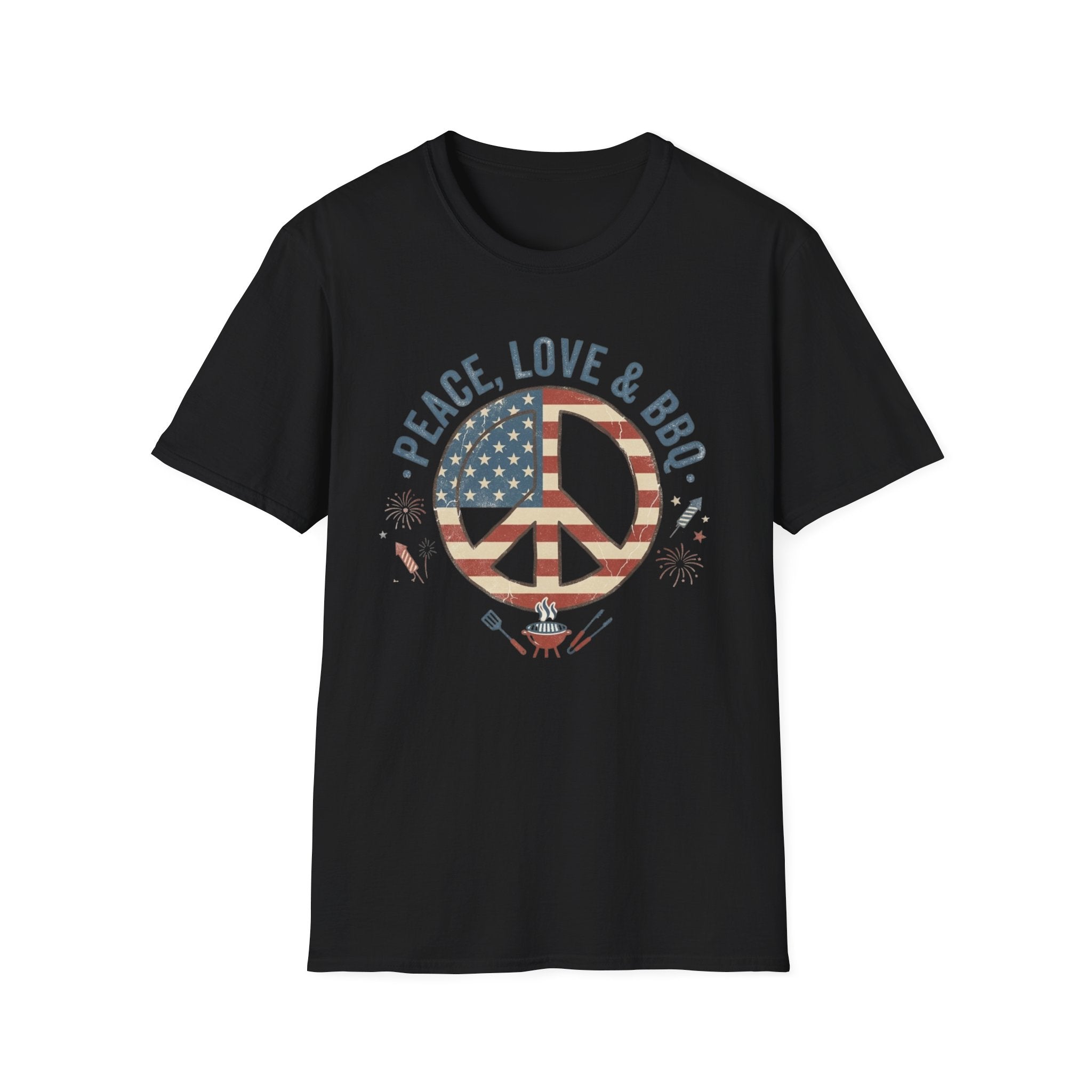 Stars & Stripes Unisex Softstyle Tee – 4th of July
