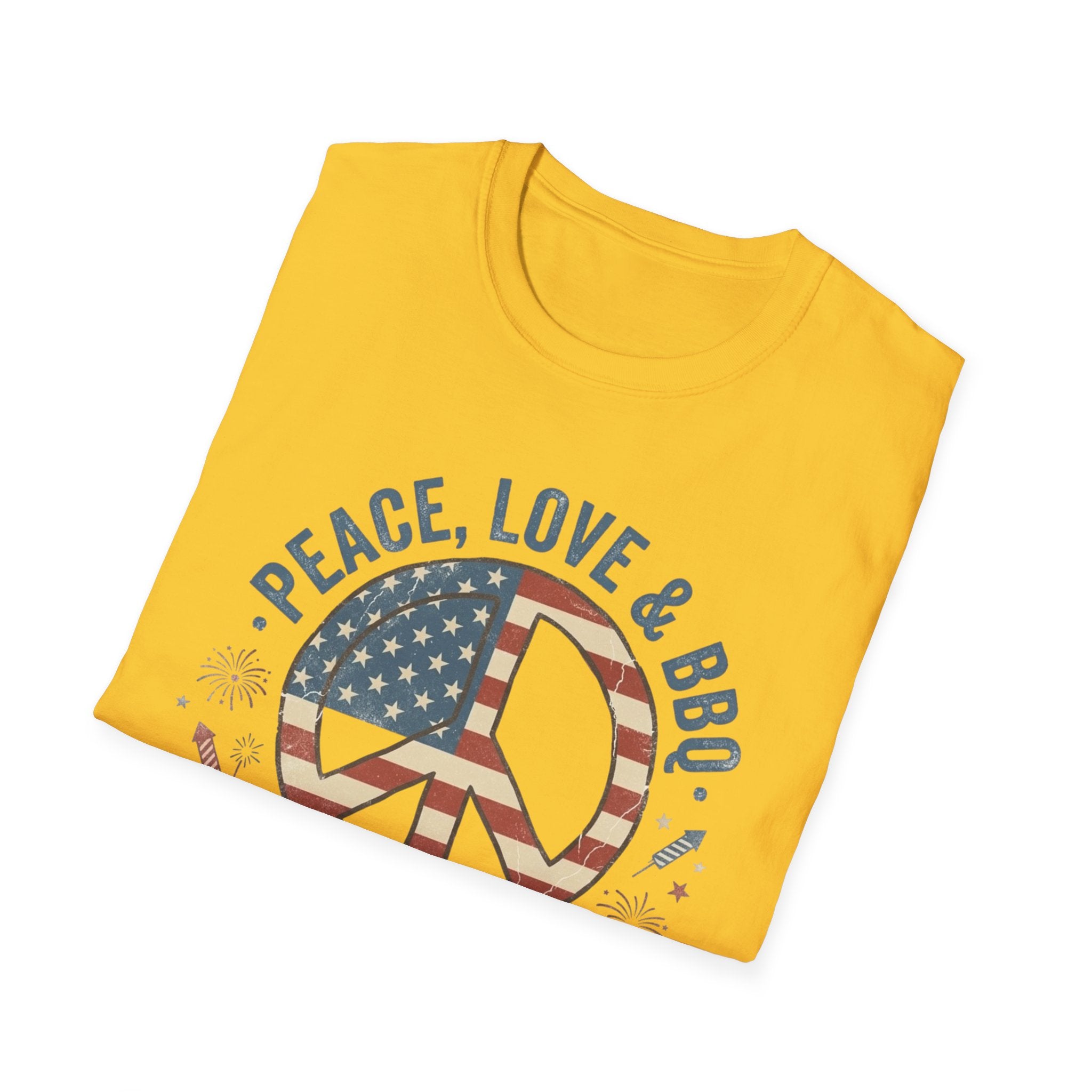 Stars & Stripes Unisex Softstyle Tee – 4th of July