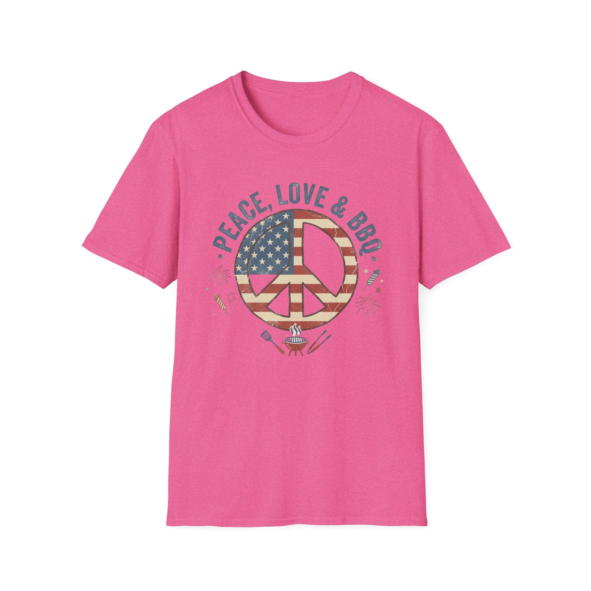 Stars & Stripes Unisex Softstyle Tee – 4th of July
