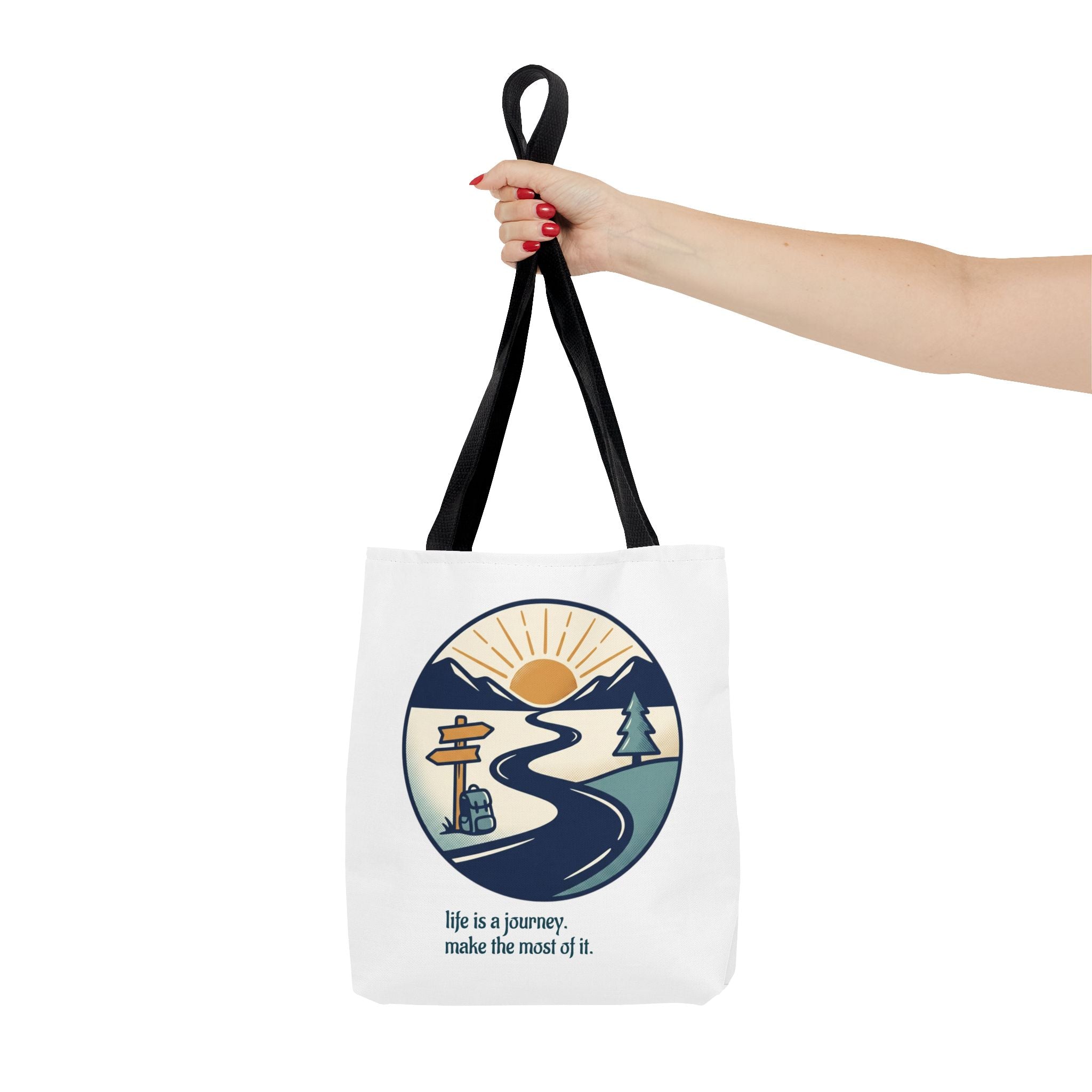 Tote Bag — All‑Over Print, Durable Polyester (3 Sizes)