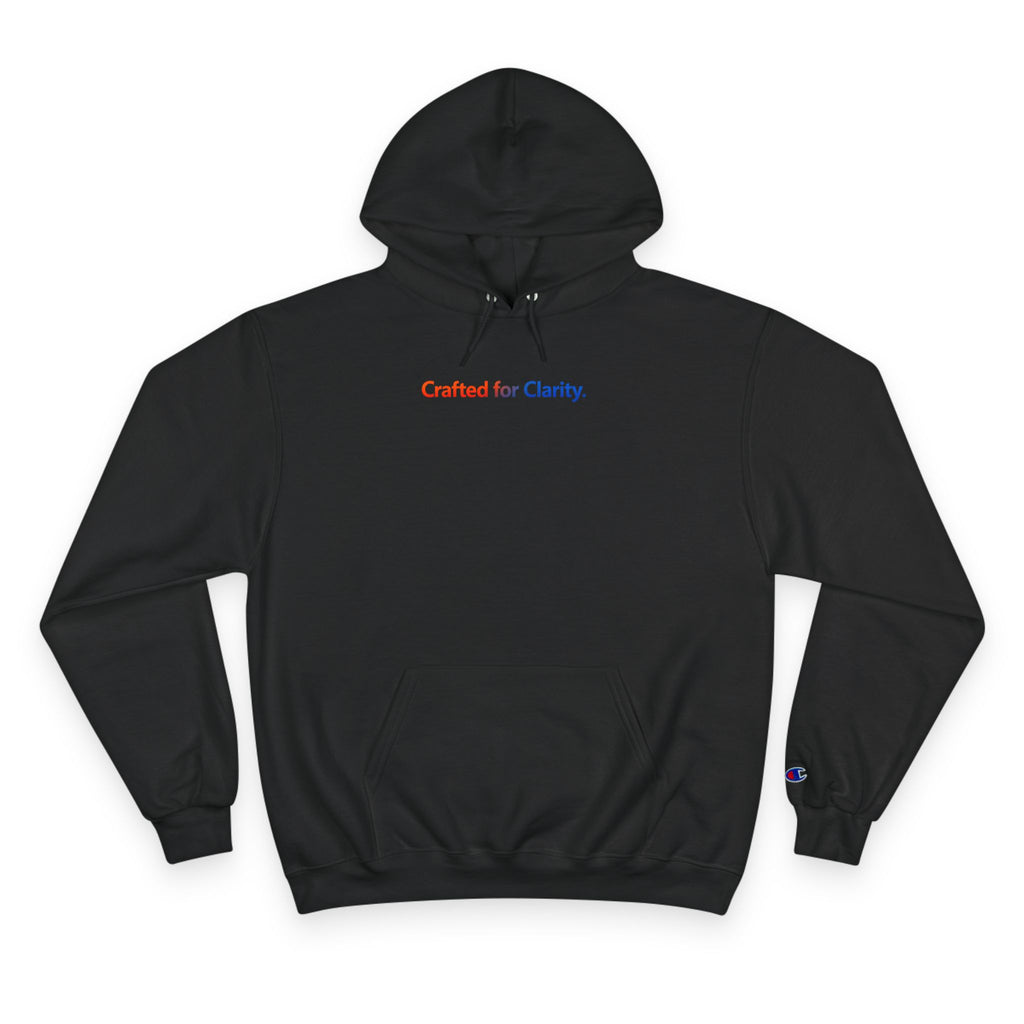 Crafted for Clarity – Champion Eco Hooded Sweatshirt by Adaptive Blends