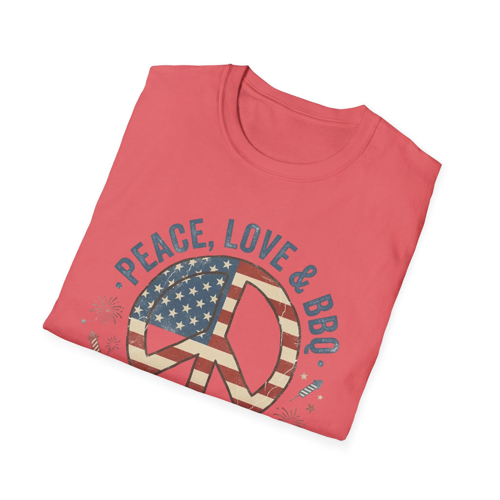 Stars & Stripes Unisex Softstyle Tee – 4th of July