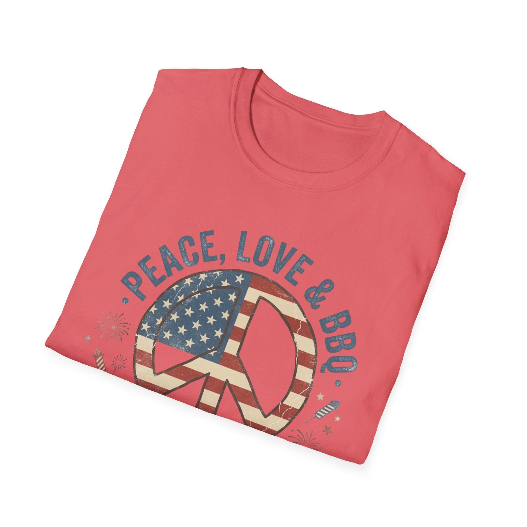 Stars & Stripes Unisex Softstyle Tee – 4th of July