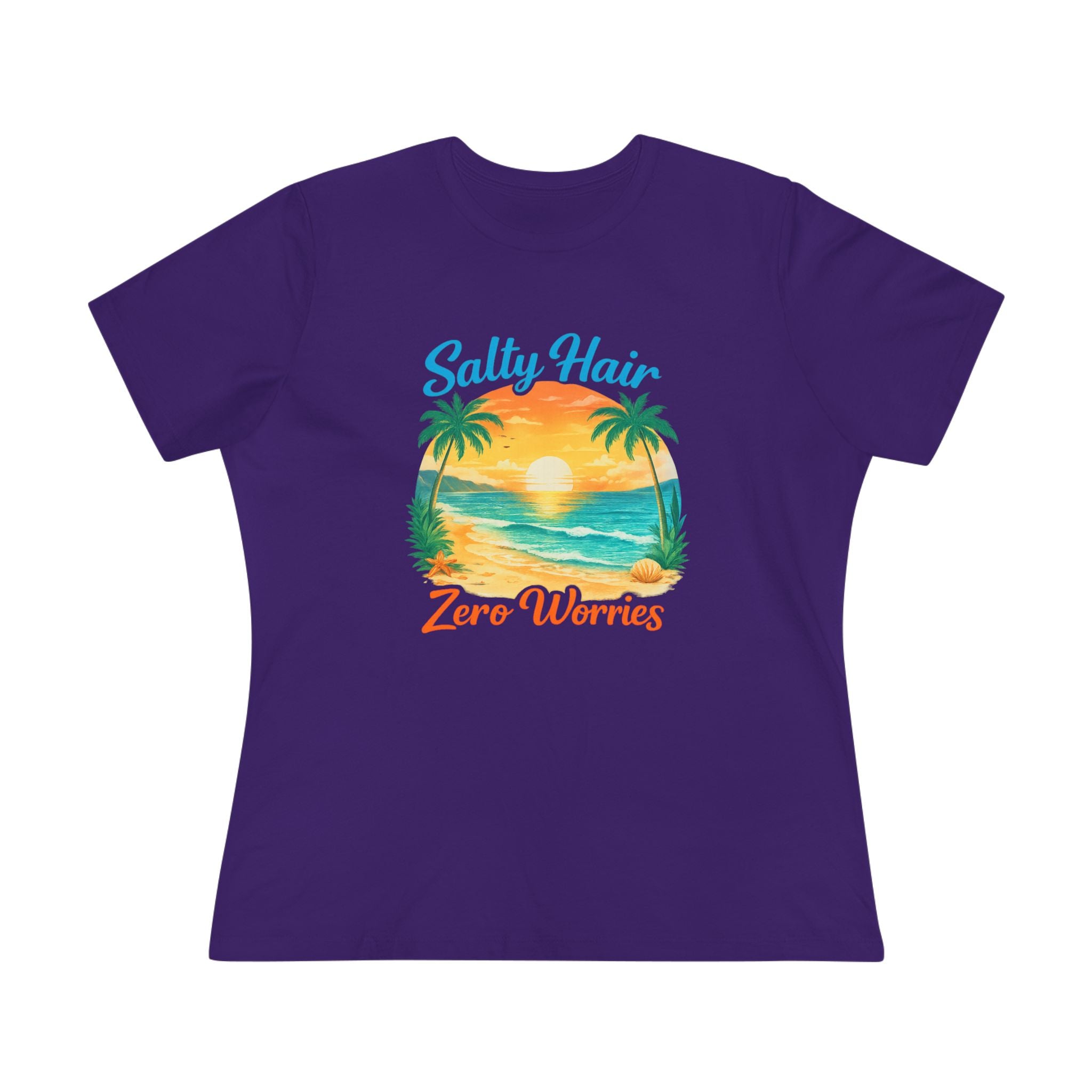Salty Hair Zero Worries Women's Cotton Tee