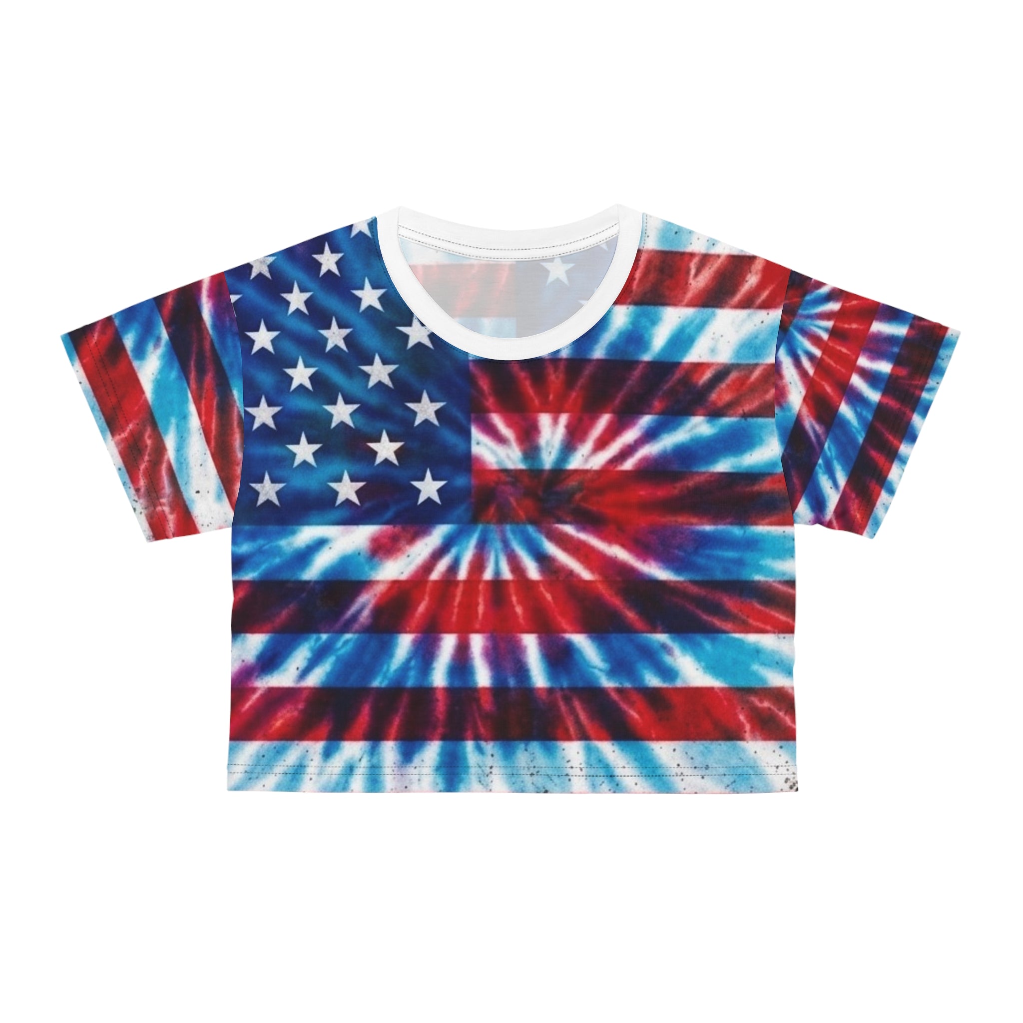 Red, White & Crop Unisex Tee – 4th of July