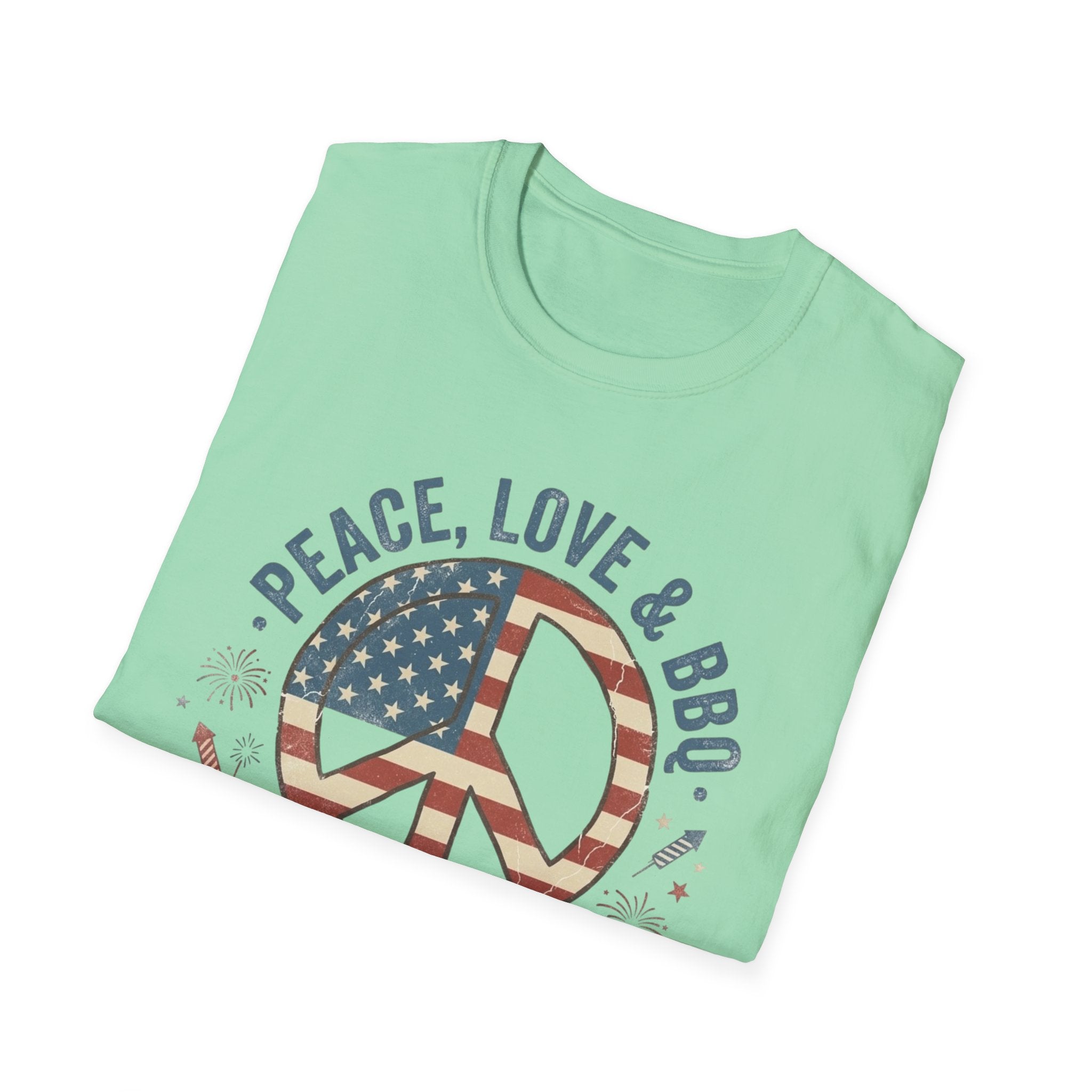 Stars & Stripes Unisex Softstyle Tee – 4th of July