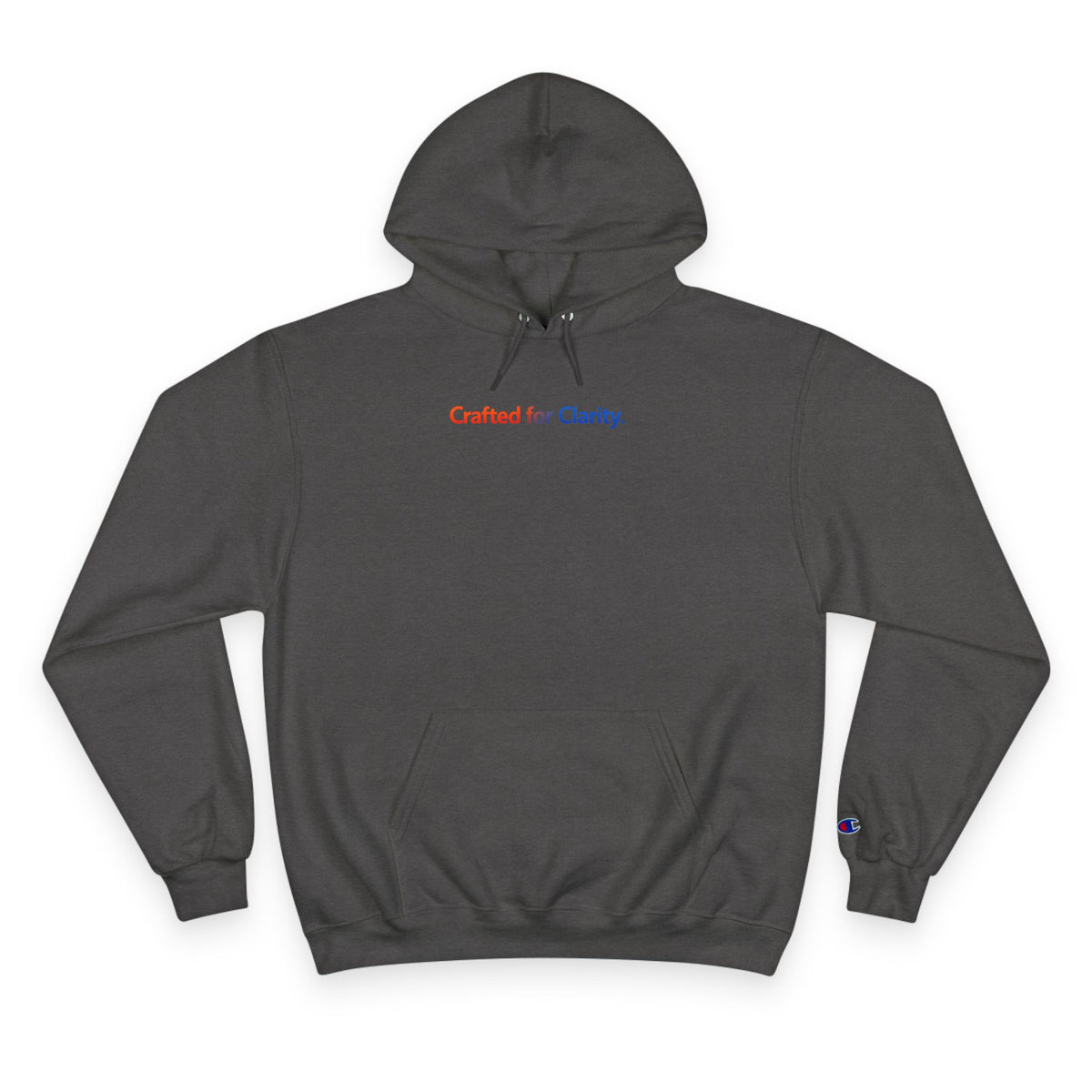 Crafted for Clarity – Champion Eco Hooded Sweatshirt by Adaptive Blends