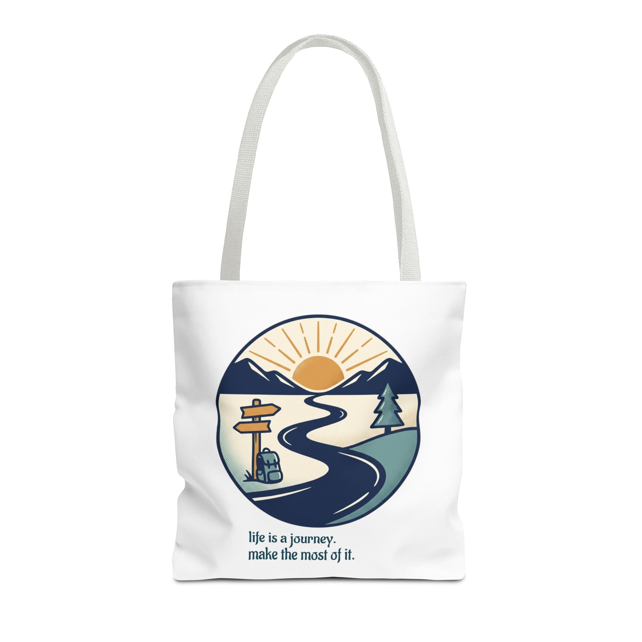 Tote Bag — All‑Over Print, Durable Polyester (3 Sizes)