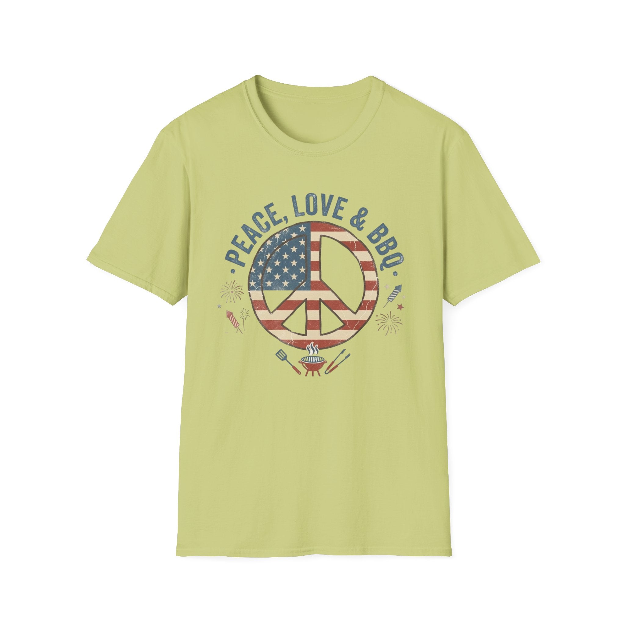 Stars & Stripes Unisex Softstyle Tee – 4th of July