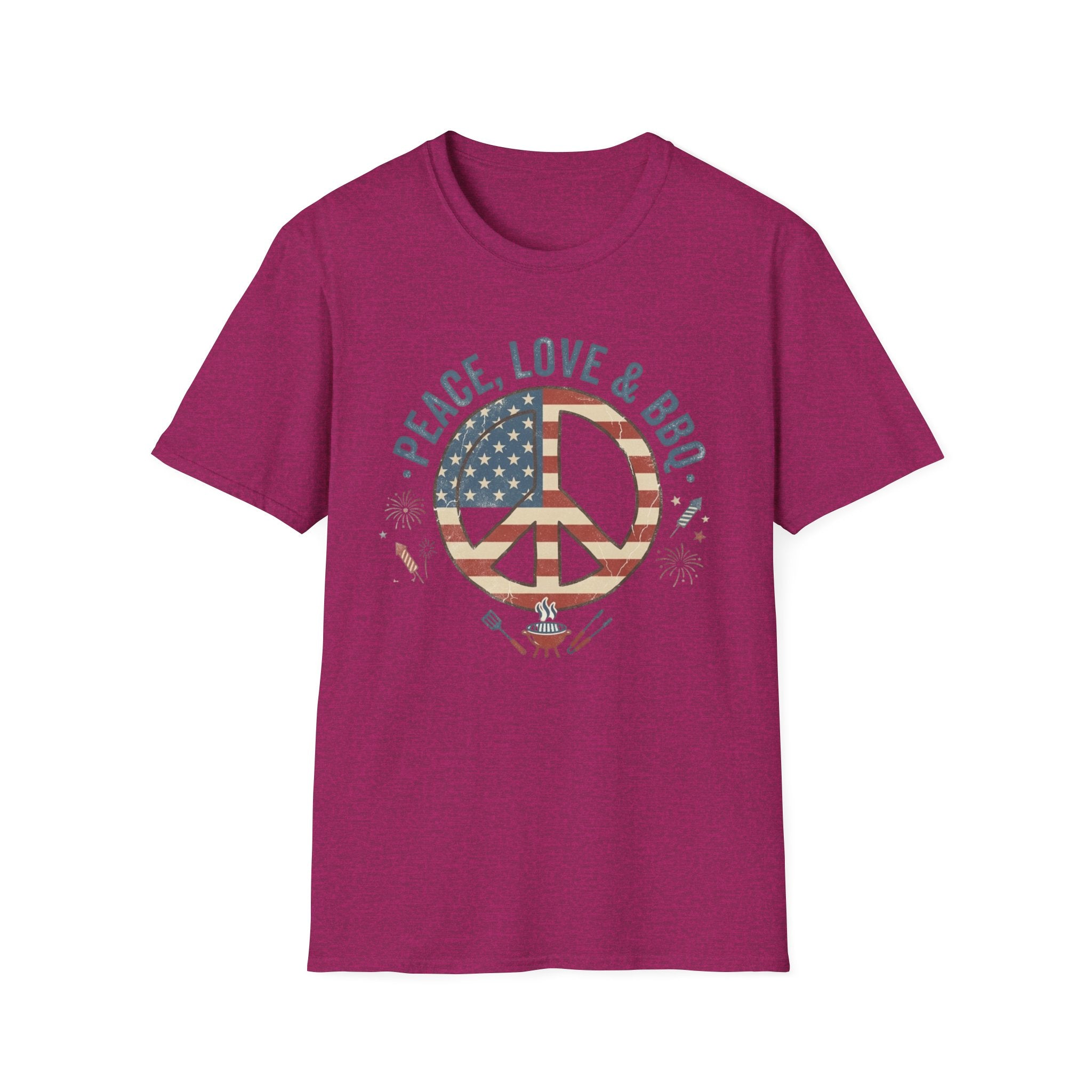 Stars & Stripes Unisex Softstyle Tee – 4th of July