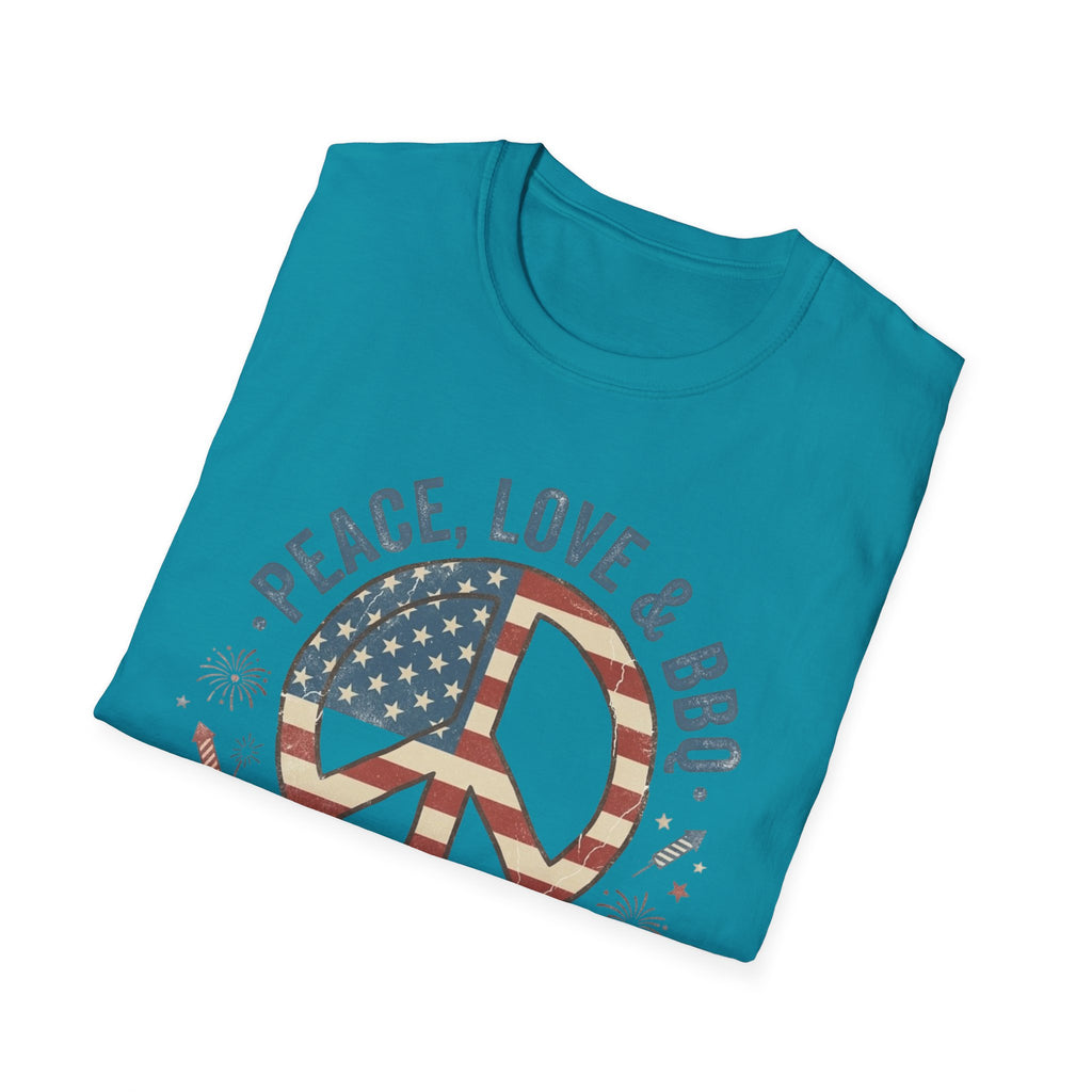 Stars & Stripes Unisex Softstyle Tee – 4th of July