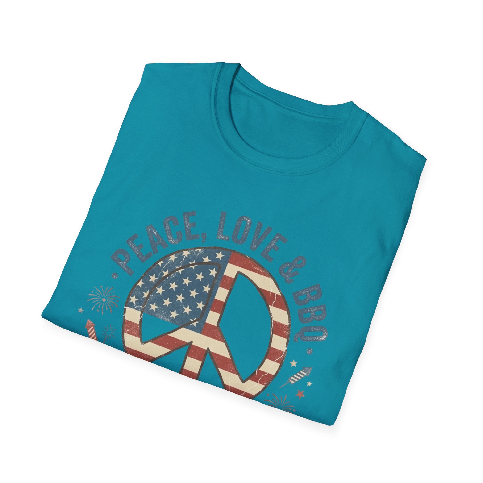 Stars & Stripes Unisex Softstyle Tee – 4th of July