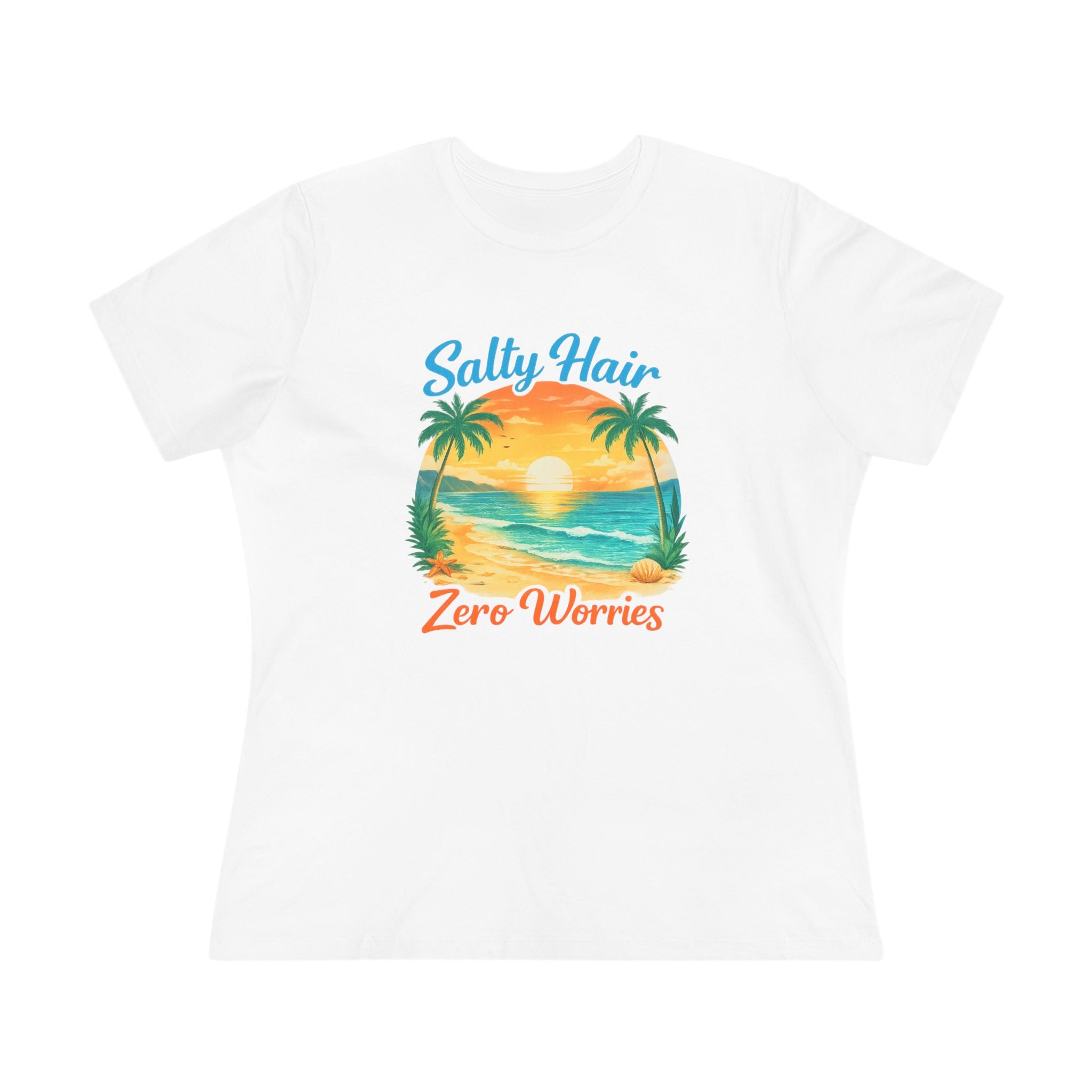 Salty Hair Zero Worries Women's Cotton Tee