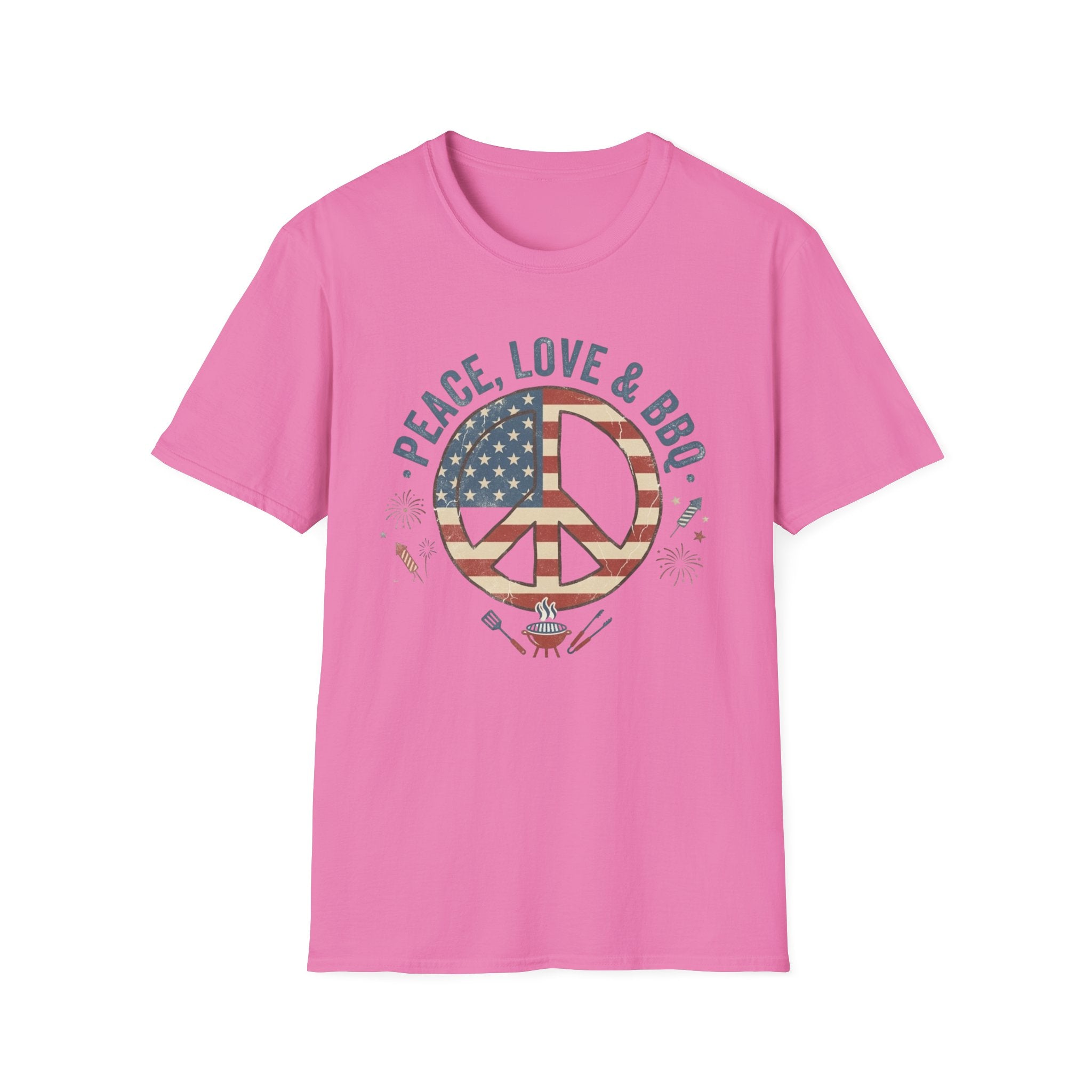 Stars & Stripes Unisex Softstyle Tee – 4th of July