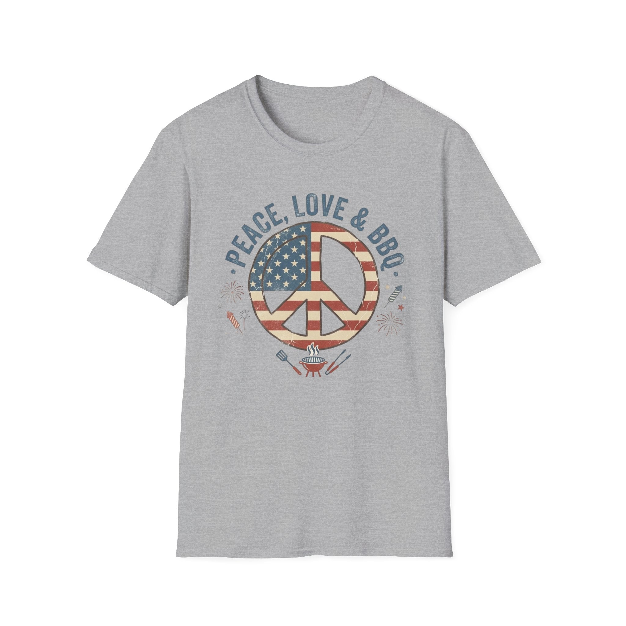 Stars & Stripes Unisex Softstyle Tee – 4th of July