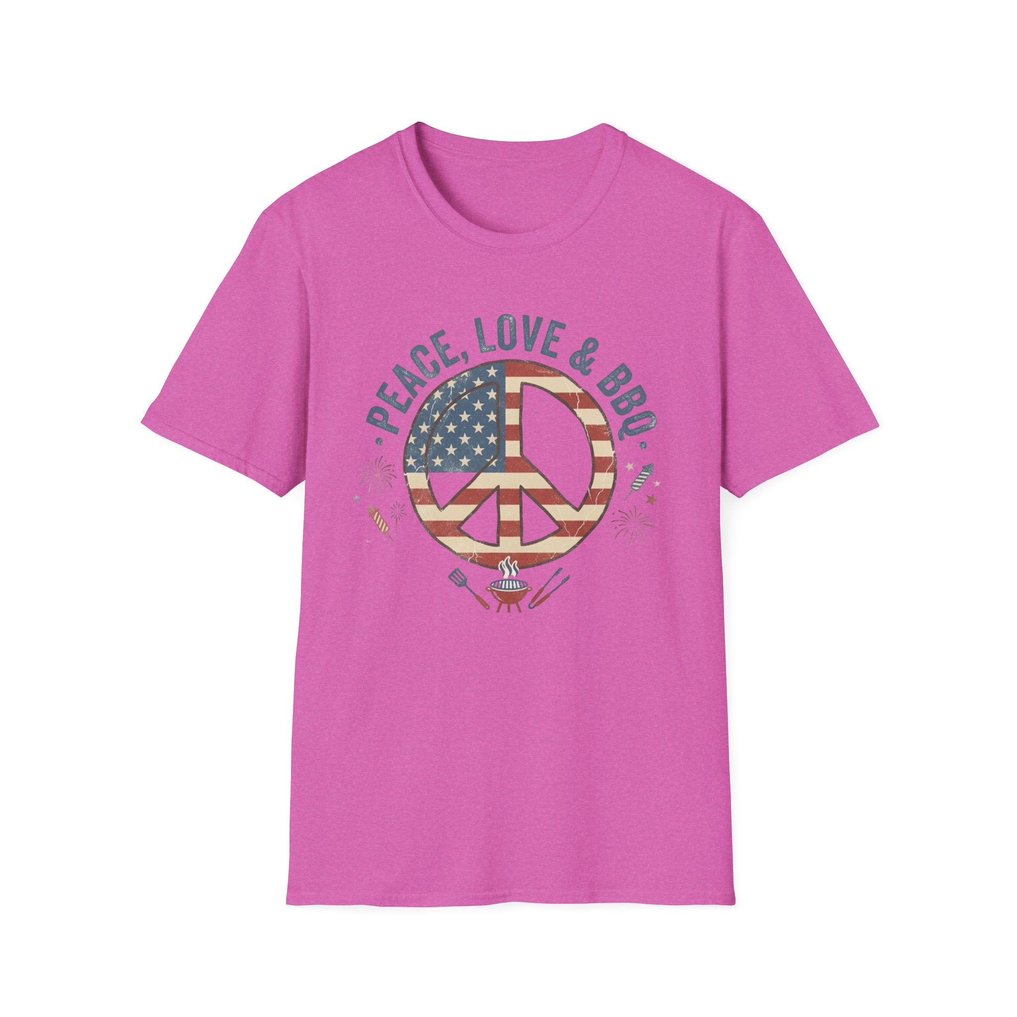 Stars & Stripes Unisex Softstyle Tee – 4th of July