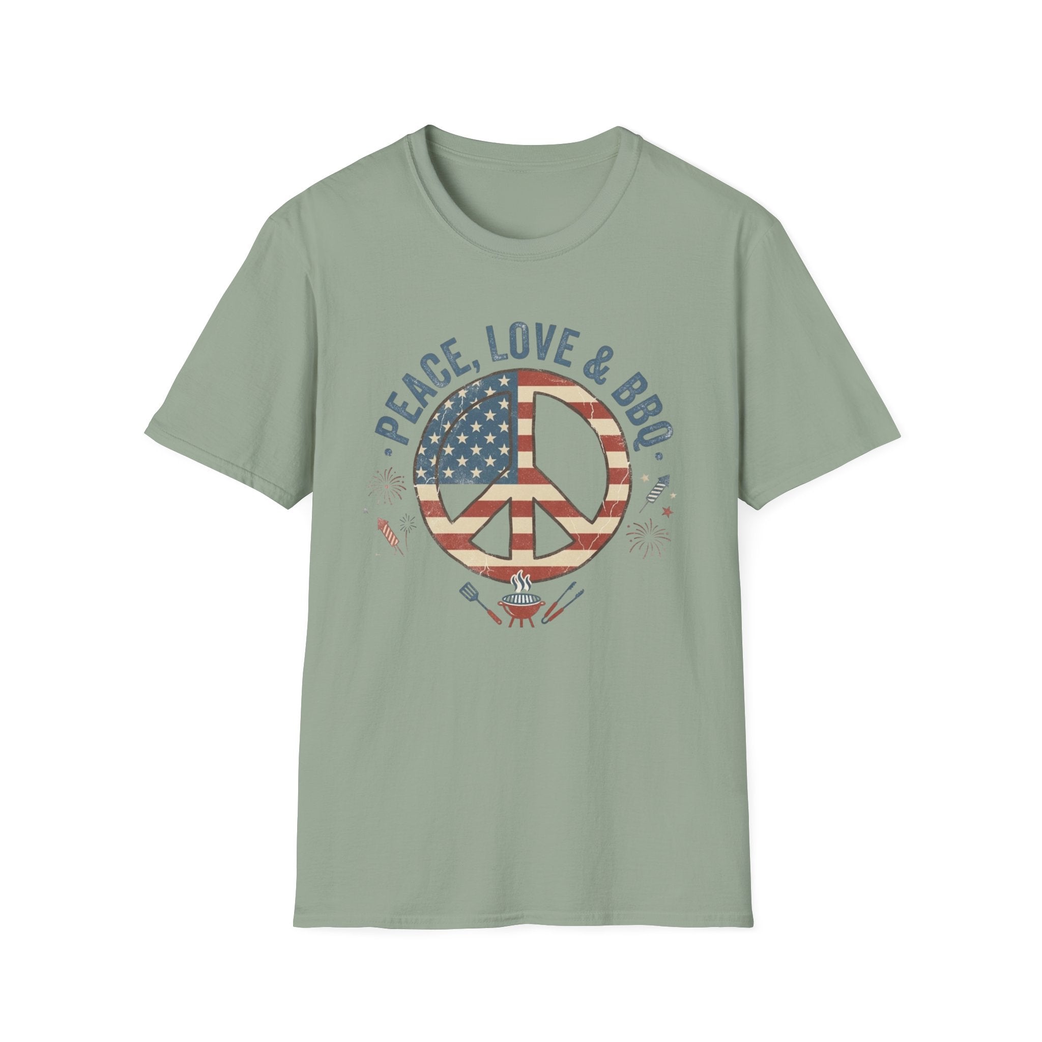 Stars & Stripes Unisex Softstyle Tee – 4th of July