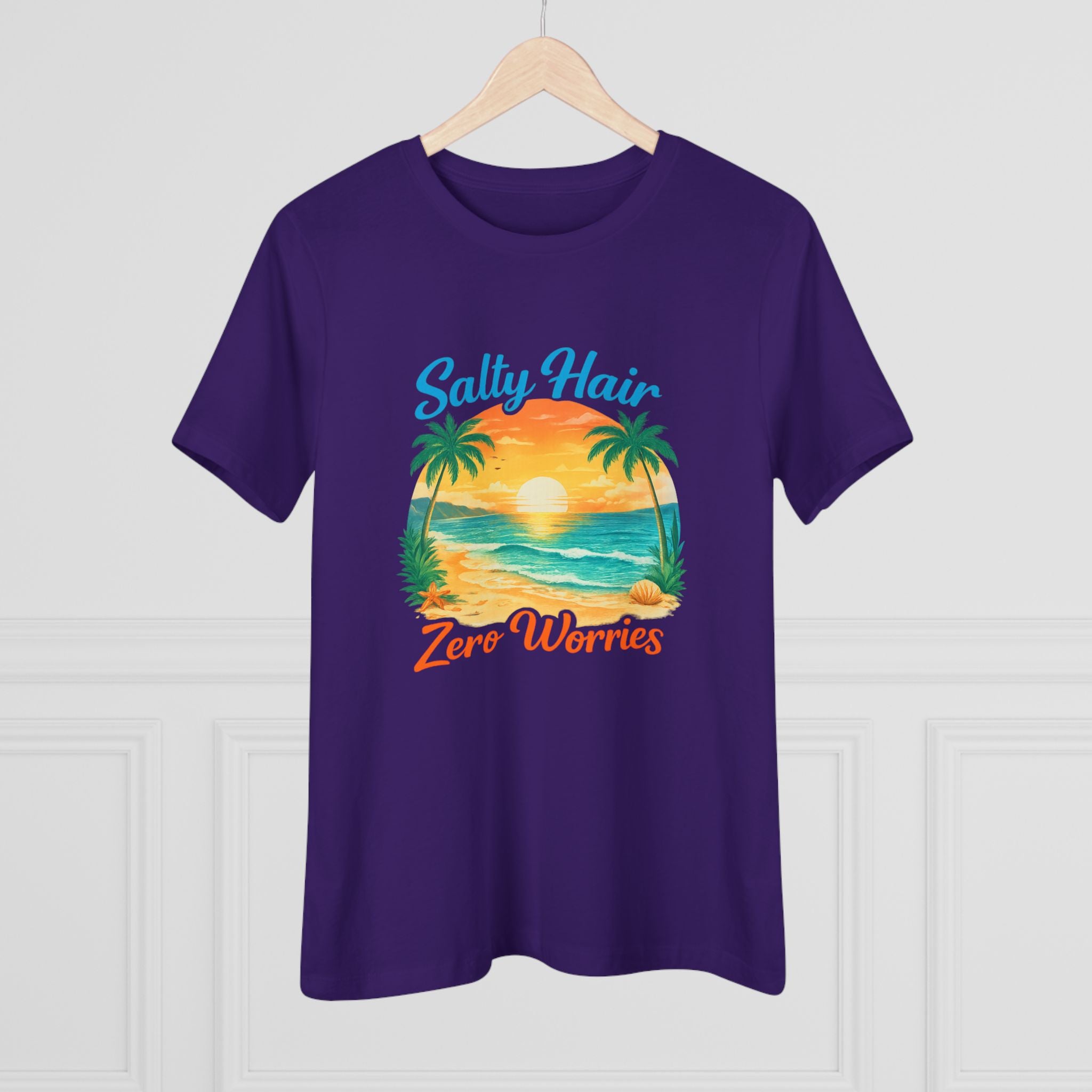 Salty Hair Zero Worries Women's Cotton Tee