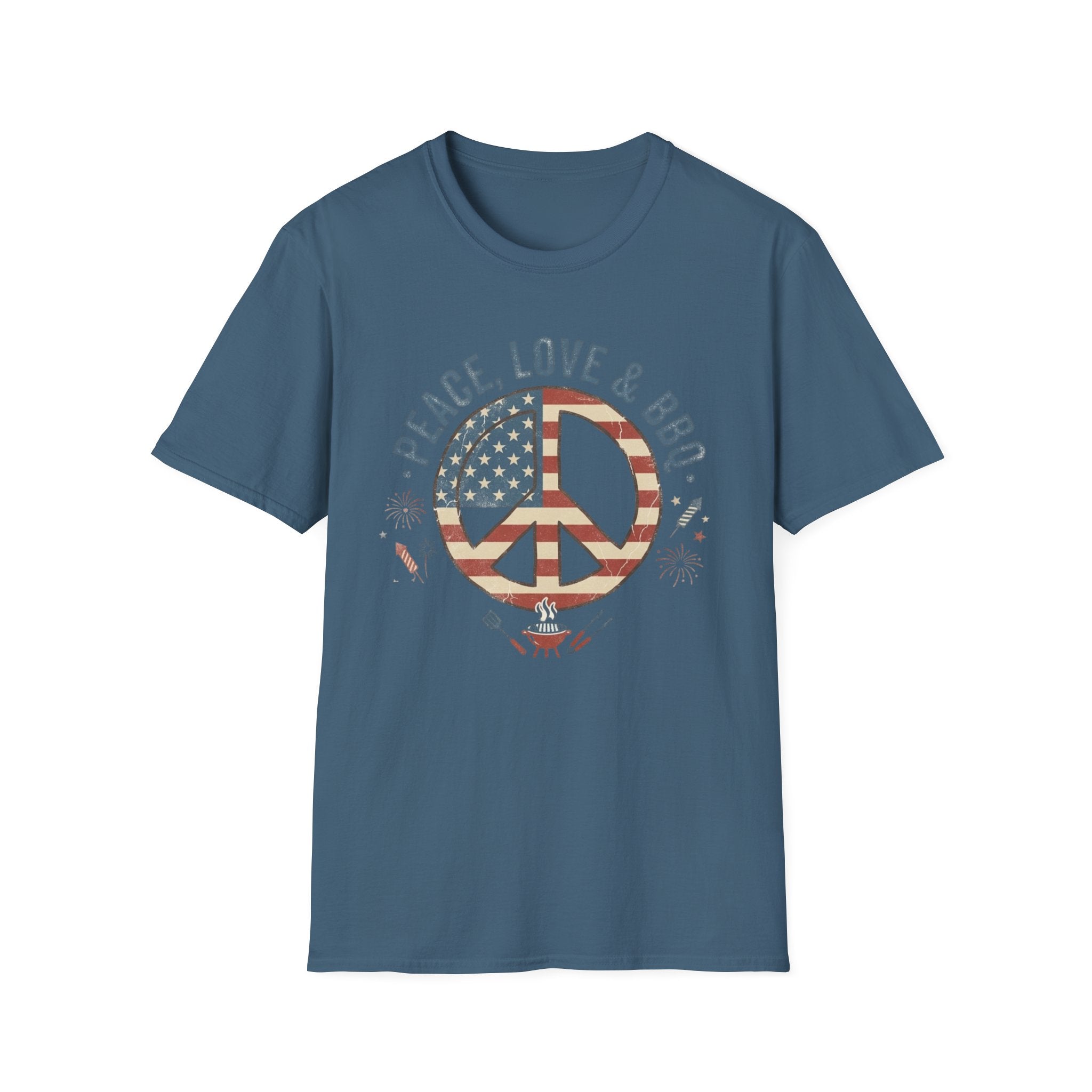 Stars & Stripes Unisex Softstyle Tee – 4th of July