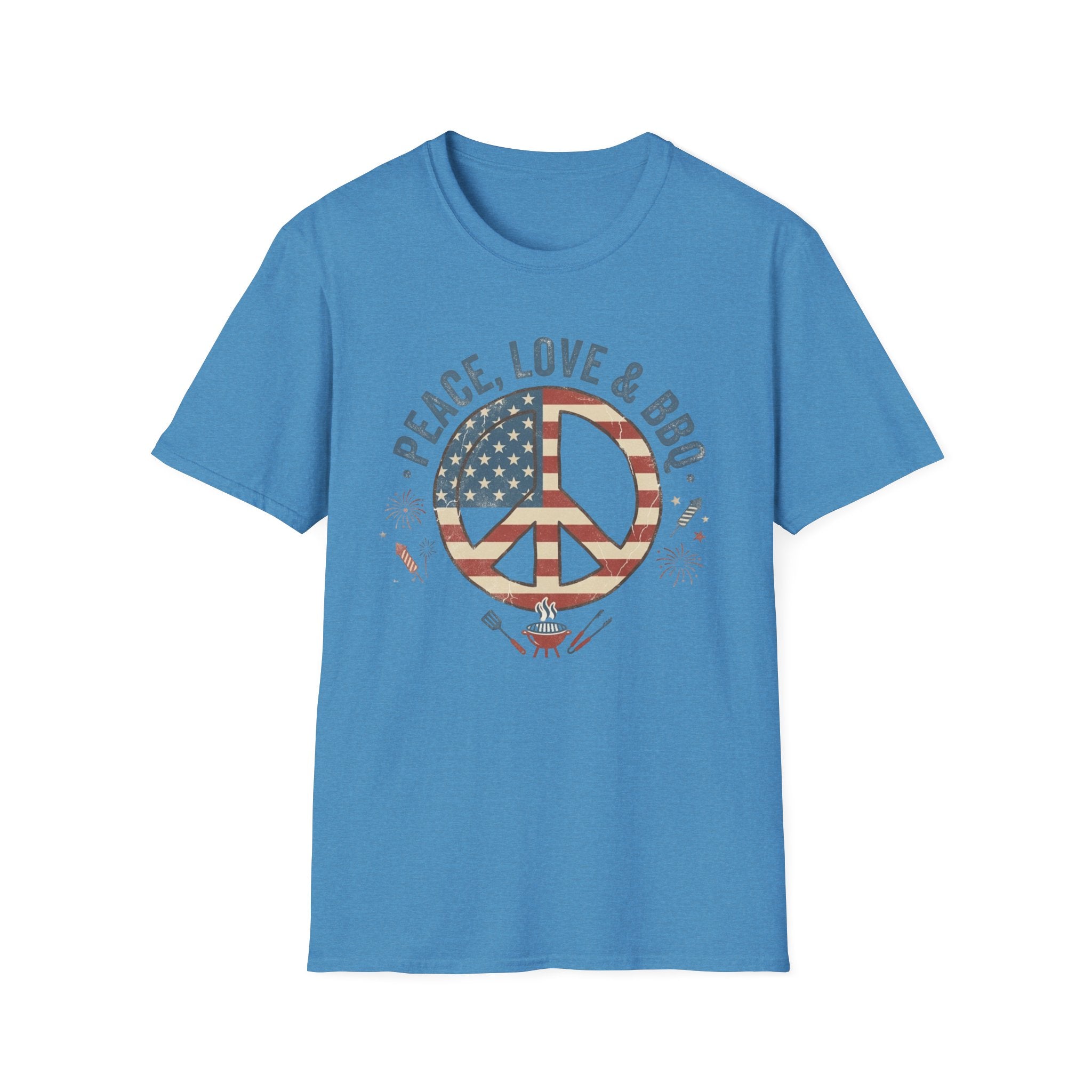 Stars & Stripes Unisex Softstyle Tee – 4th of July