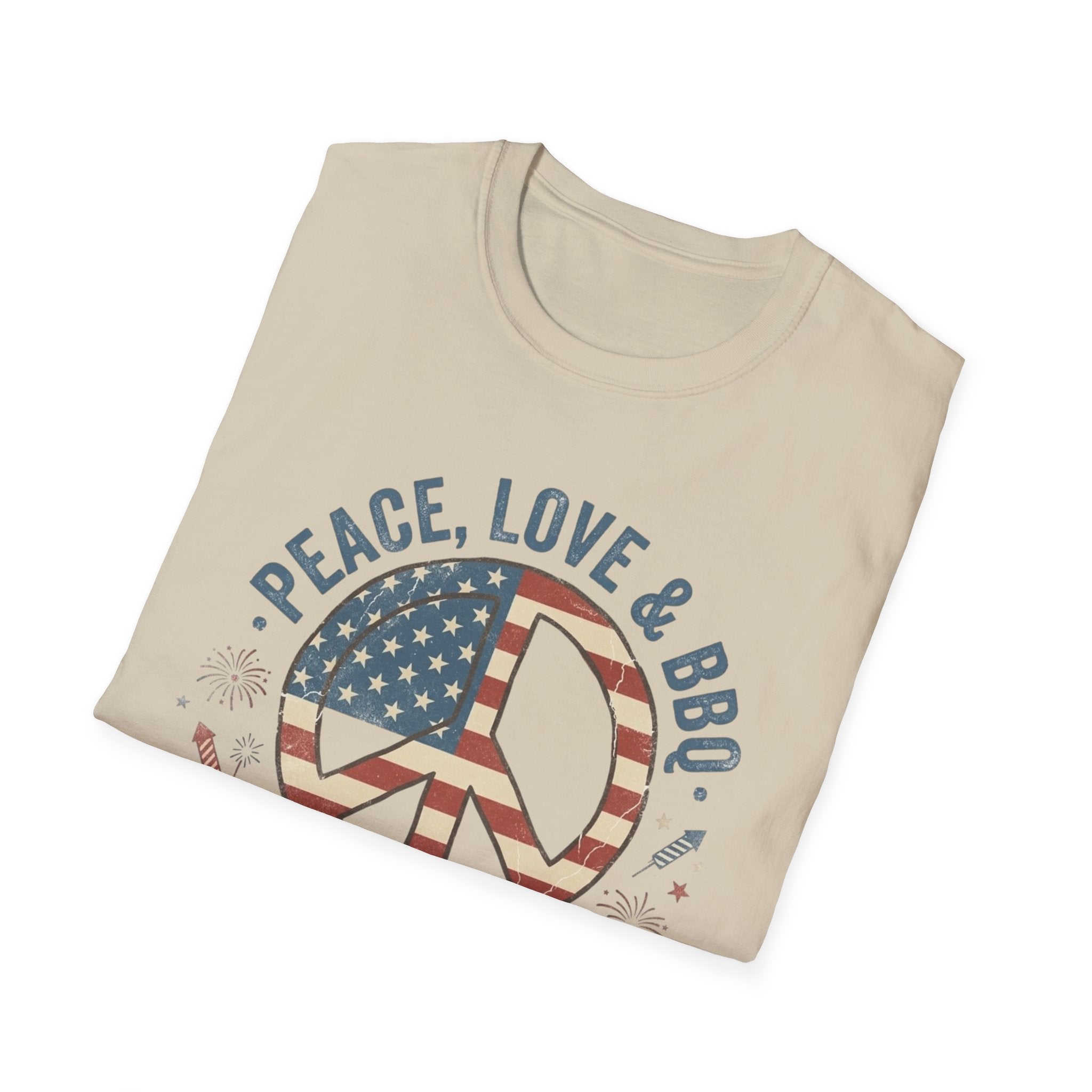 Stars & Stripes Unisex Softstyle Tee – 4th of July