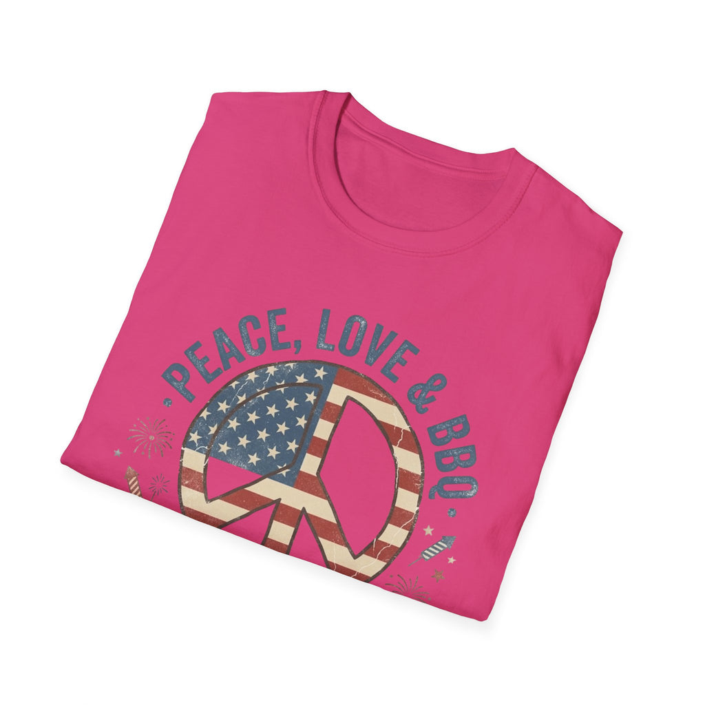 Stars & Stripes Unisex Softstyle Tee – 4th of July