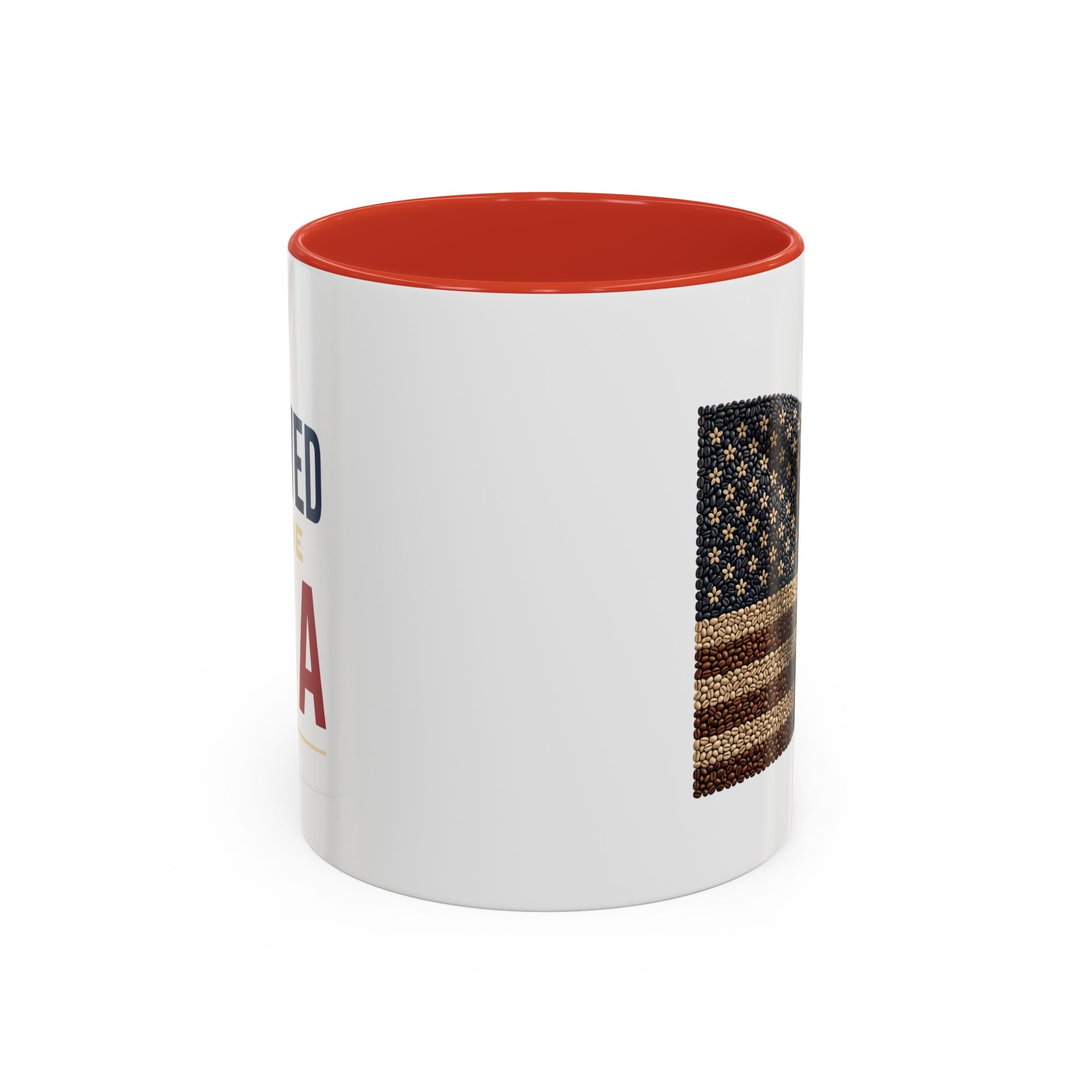 4th of July Accent Mug — Two‑Tone Ceramic (11oz & 15oz)