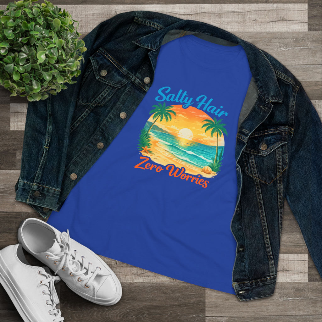Salty Hair Zero Worries Women's Cotton Tee