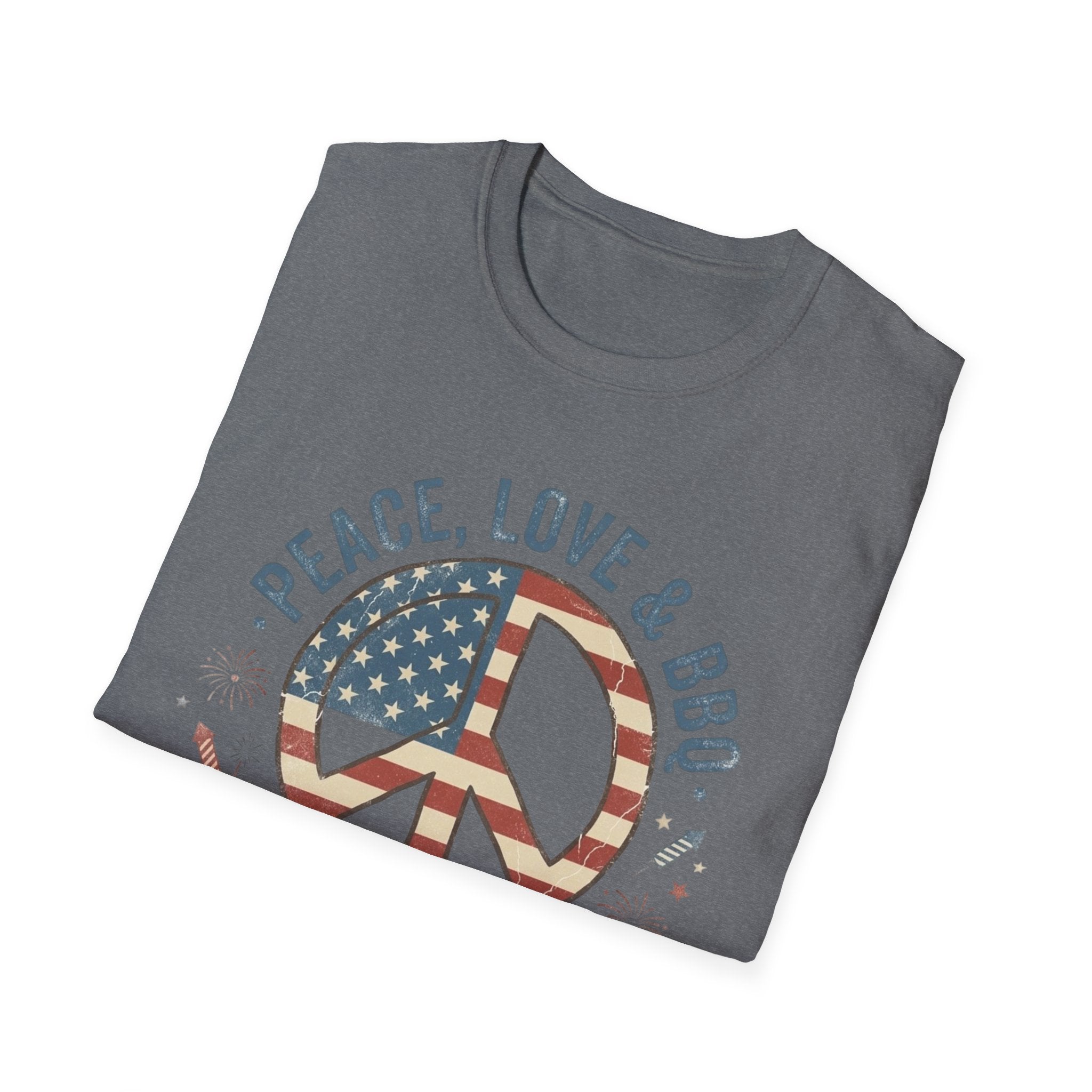 Stars & Stripes Unisex Softstyle Tee – 4th of July