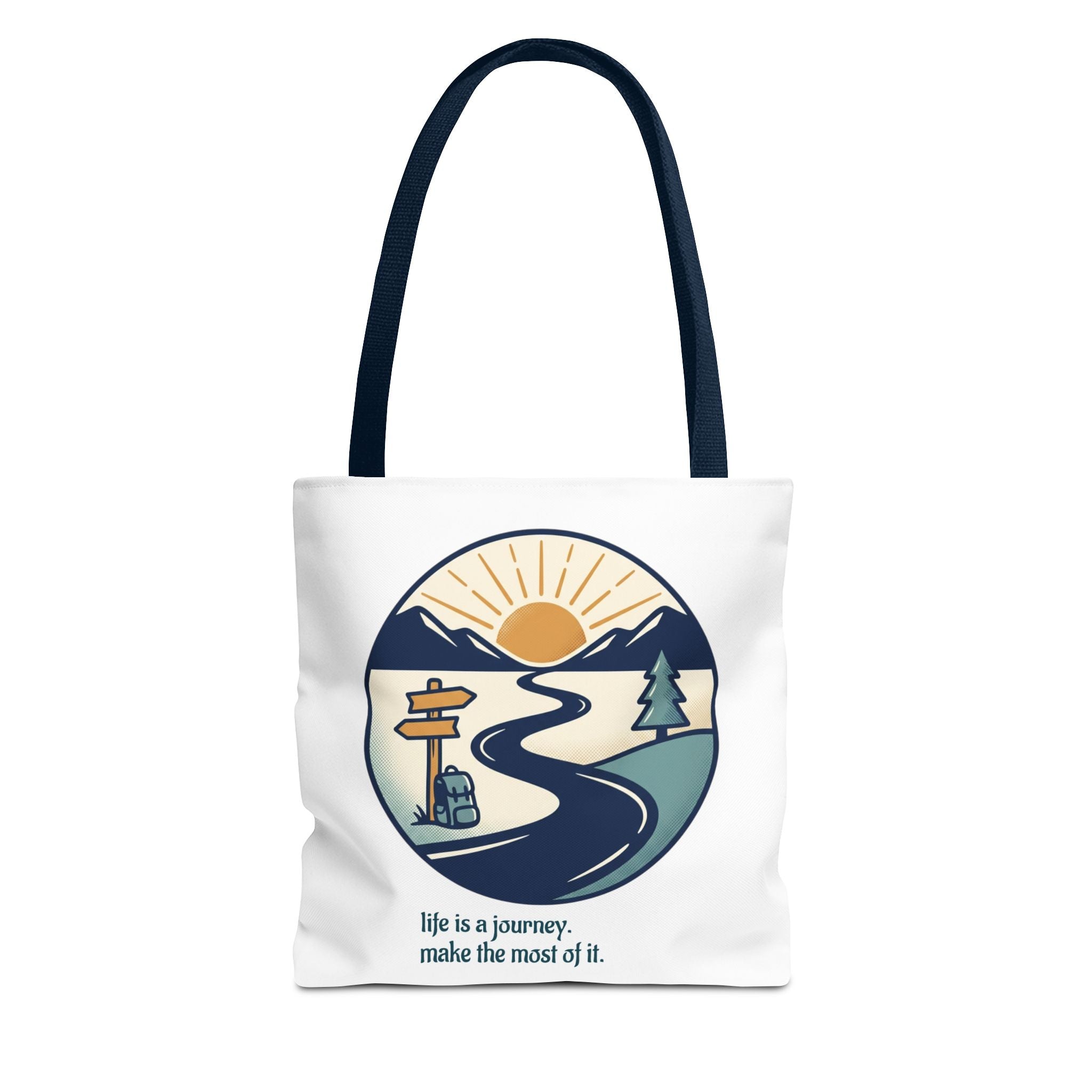 Tote Bag — All‑Over Print, Durable Polyester (3 Sizes)