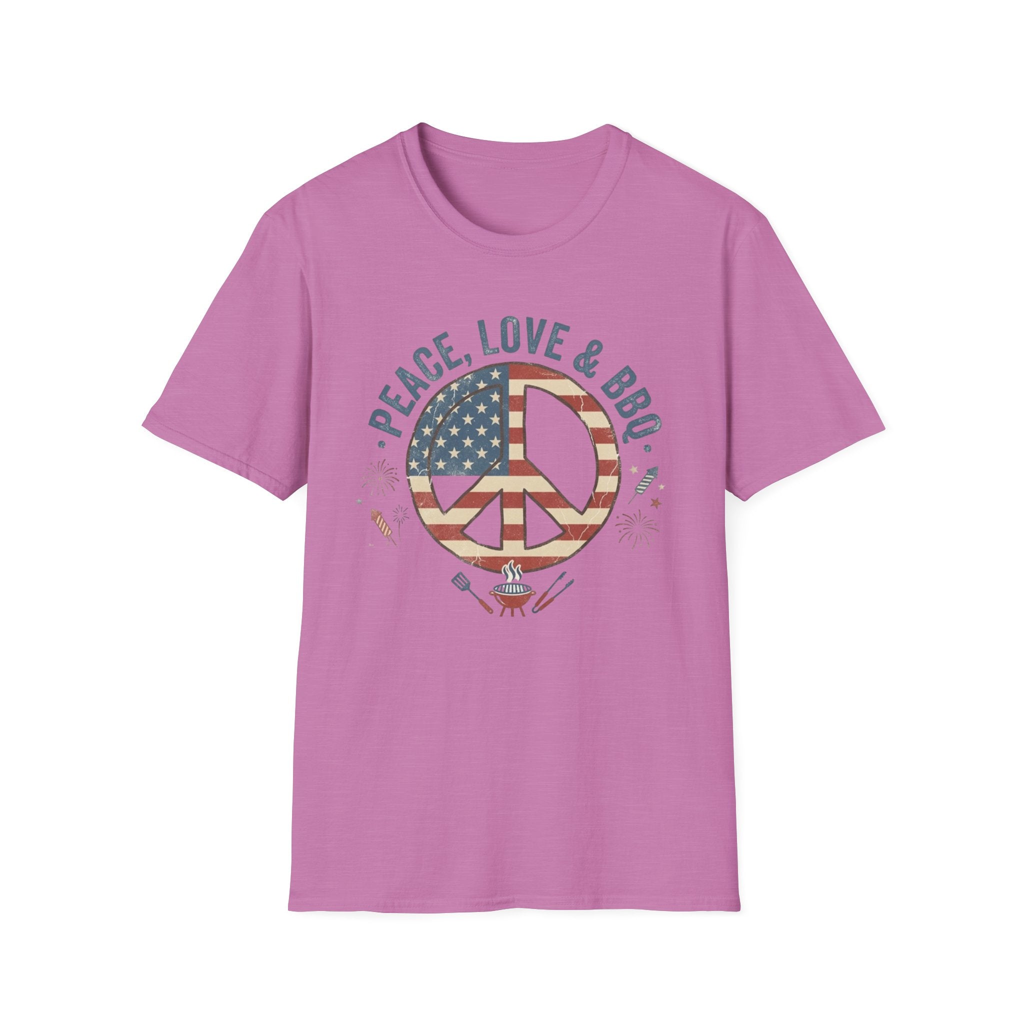 Stars & Stripes Unisex Softstyle Tee – 4th of July