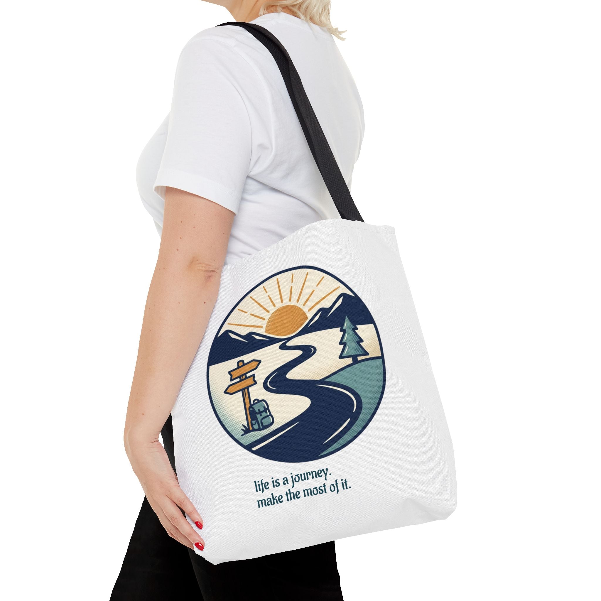 Tote Bag — All‑Over Print, Durable Polyester (3 Sizes)