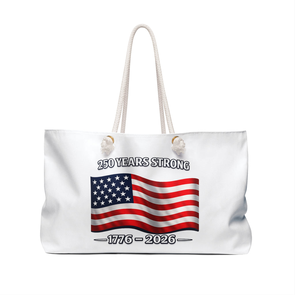America 250 Commemorative Tote Bag — 250 Years Strong Patriotic Edition